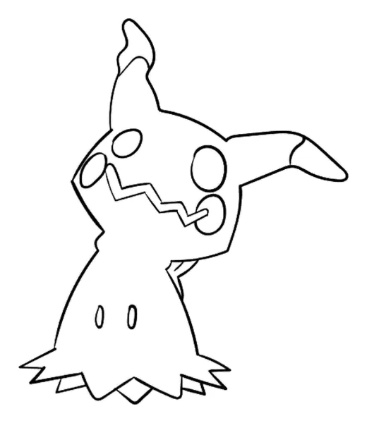 Watch Mimikyu being colored