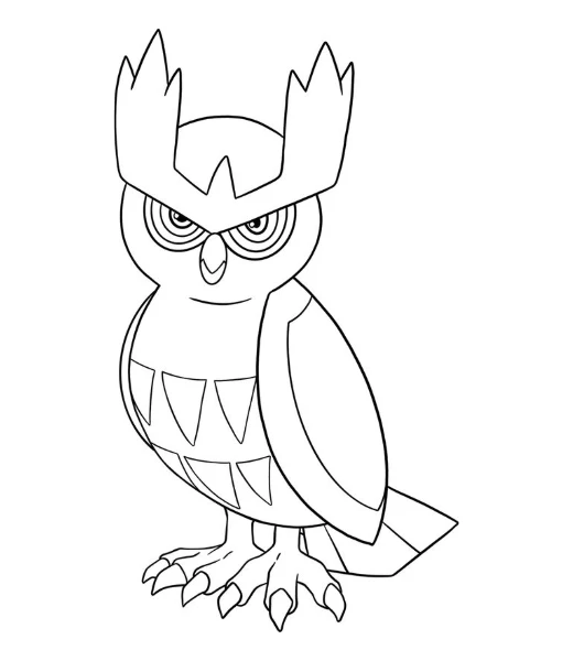 Watch Noctowl being colored