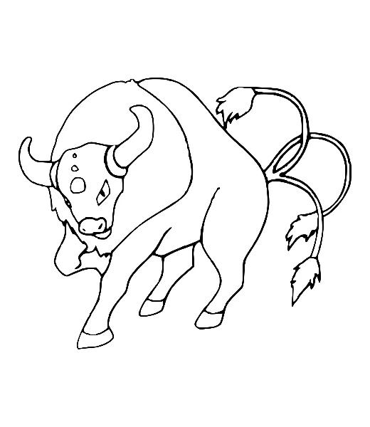 Cómo colorear a Tauros