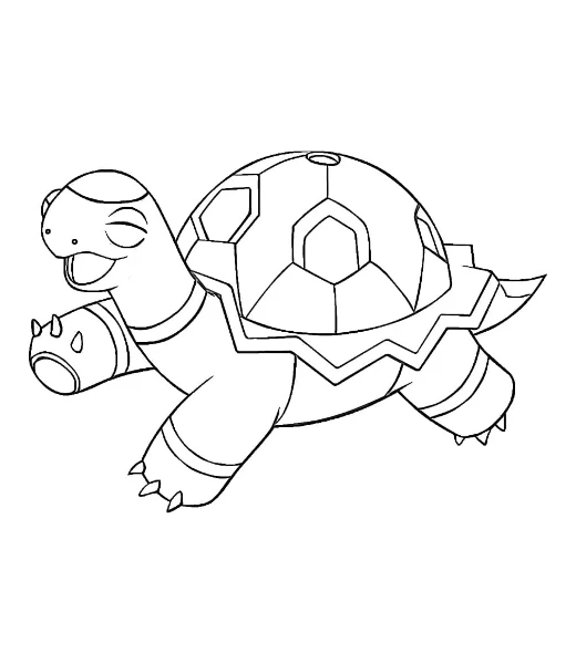 Cómo colorear a Torkoal