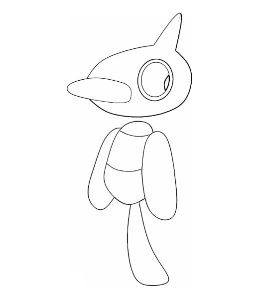 Cómo colorear a Porygon-Z