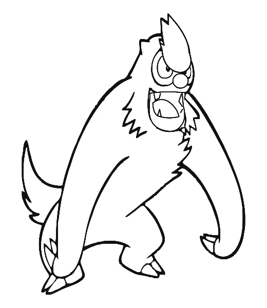 Watch Vigoroth being colored