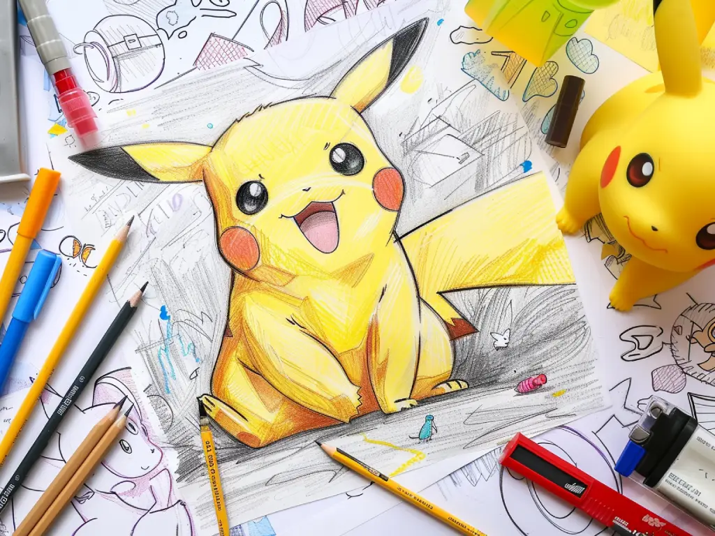 Triangle Pickachu Du triangle au Pikachu, pour une créativité débordante