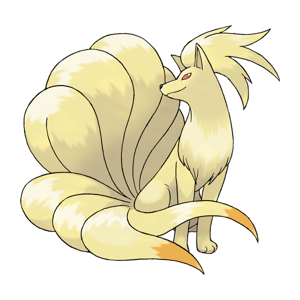 Ninetales coloring page
