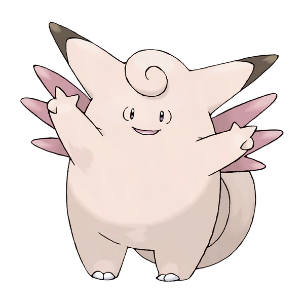 Clefable coloring page