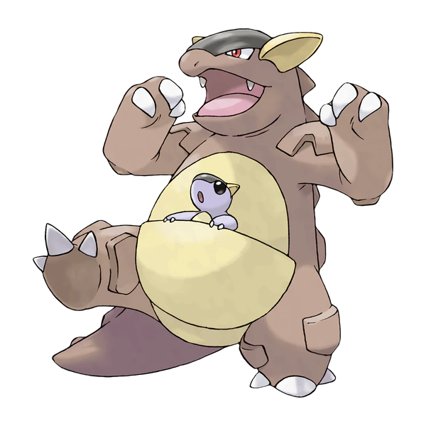 Página para colorear Kangaskhan