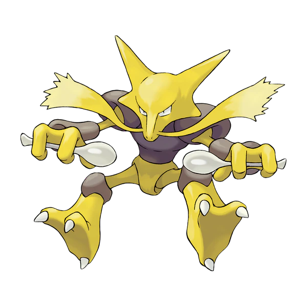 Página para colorear Alakazam