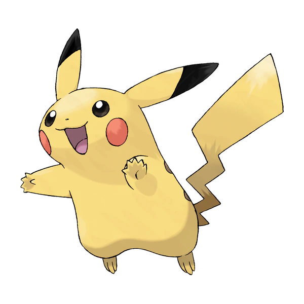 Pikachu coloring page