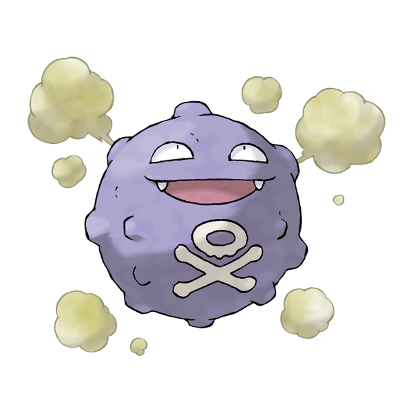Koffing coloring page