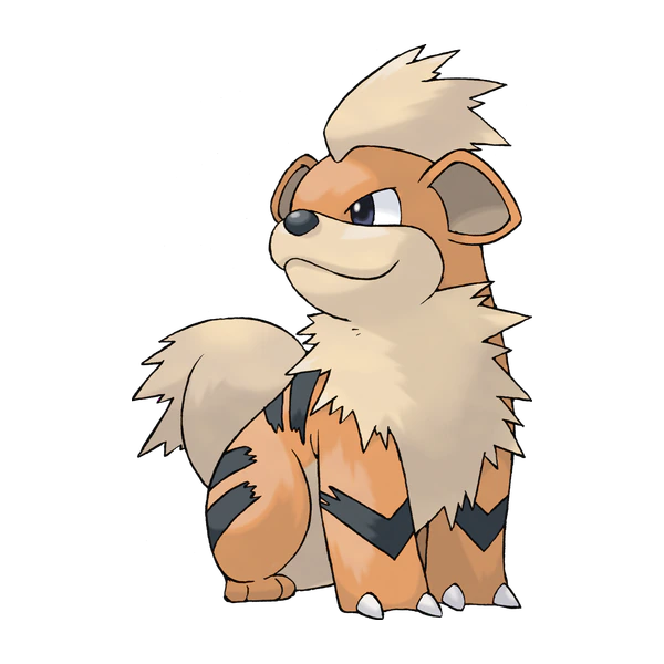 Growlithe coloring page