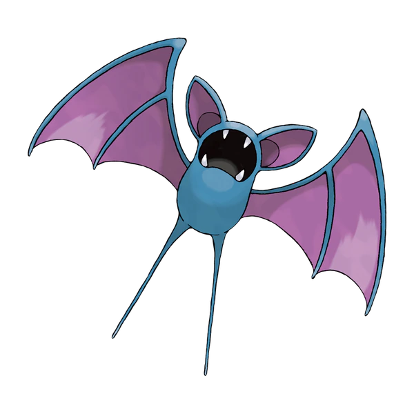 Zubat coloring page