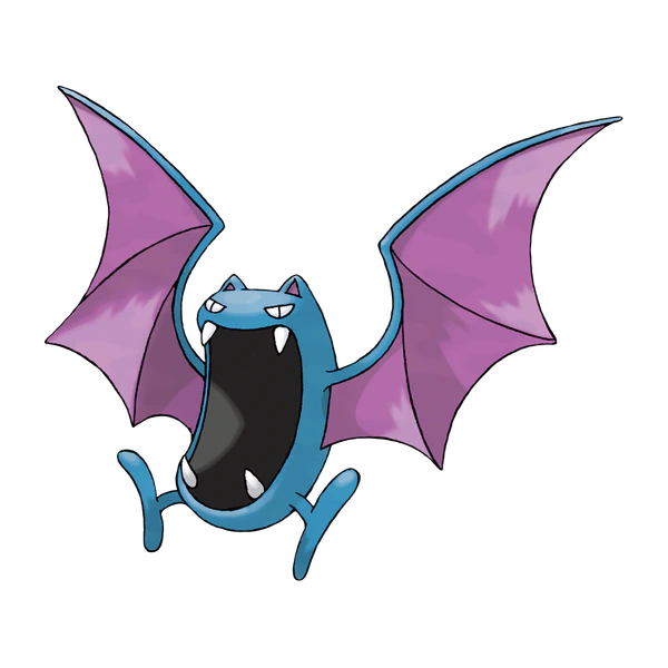Golbat coloring page