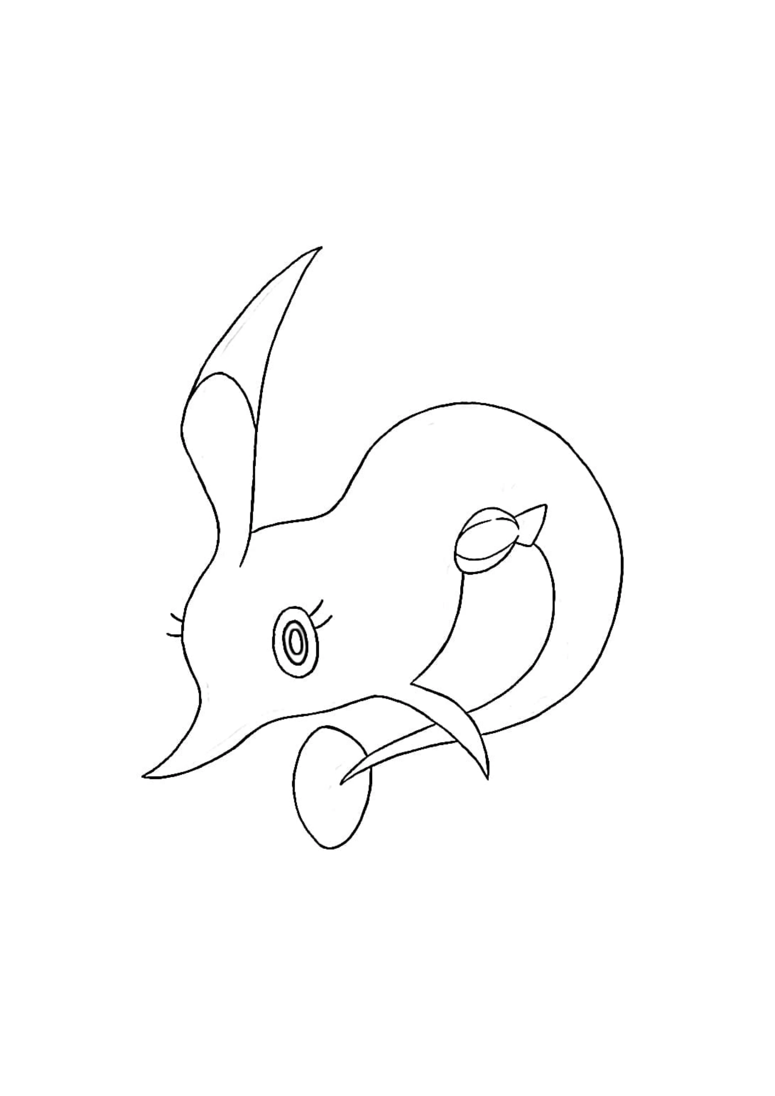 Coloriage Rosabyss (A4) à imprimer