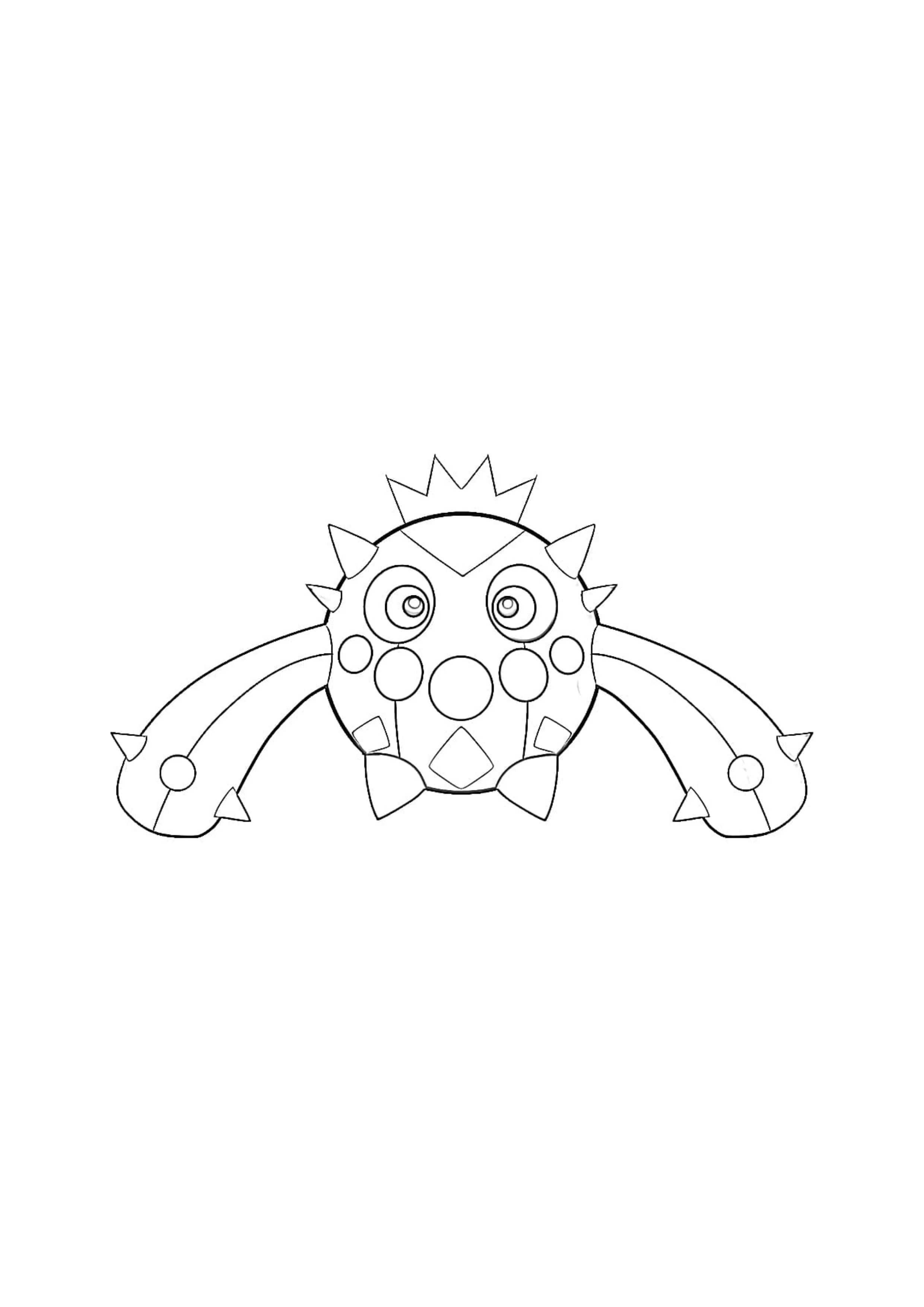 Coloriage Cacnea (A4) à imprimer