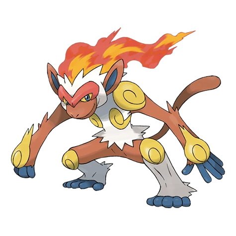 Infernape coloring page