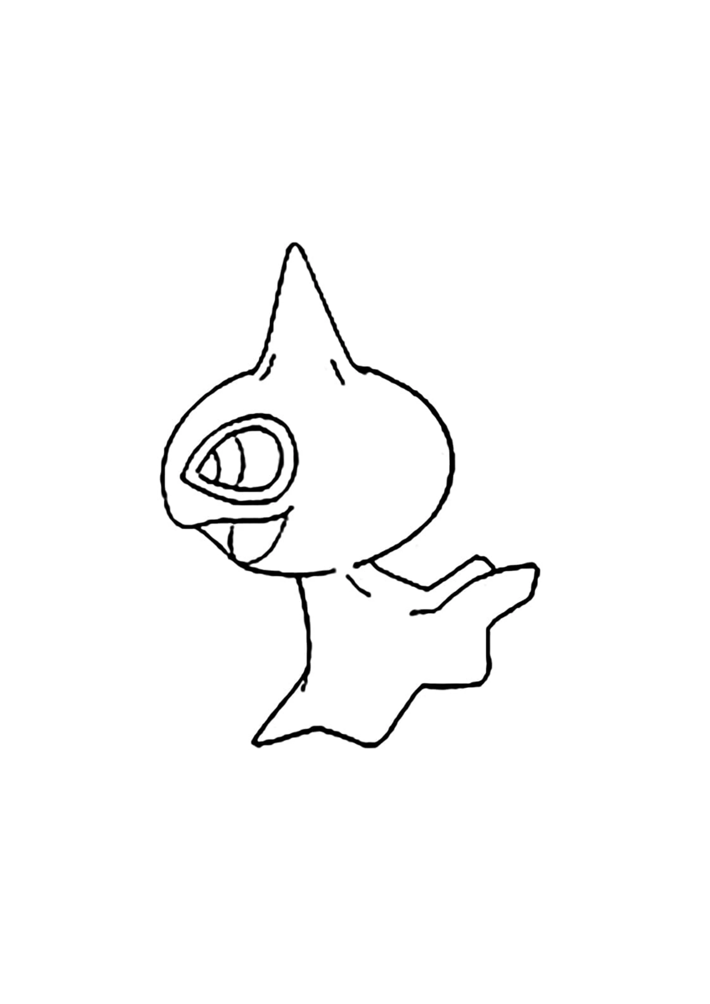 Shuppet coloring page (A4) to print