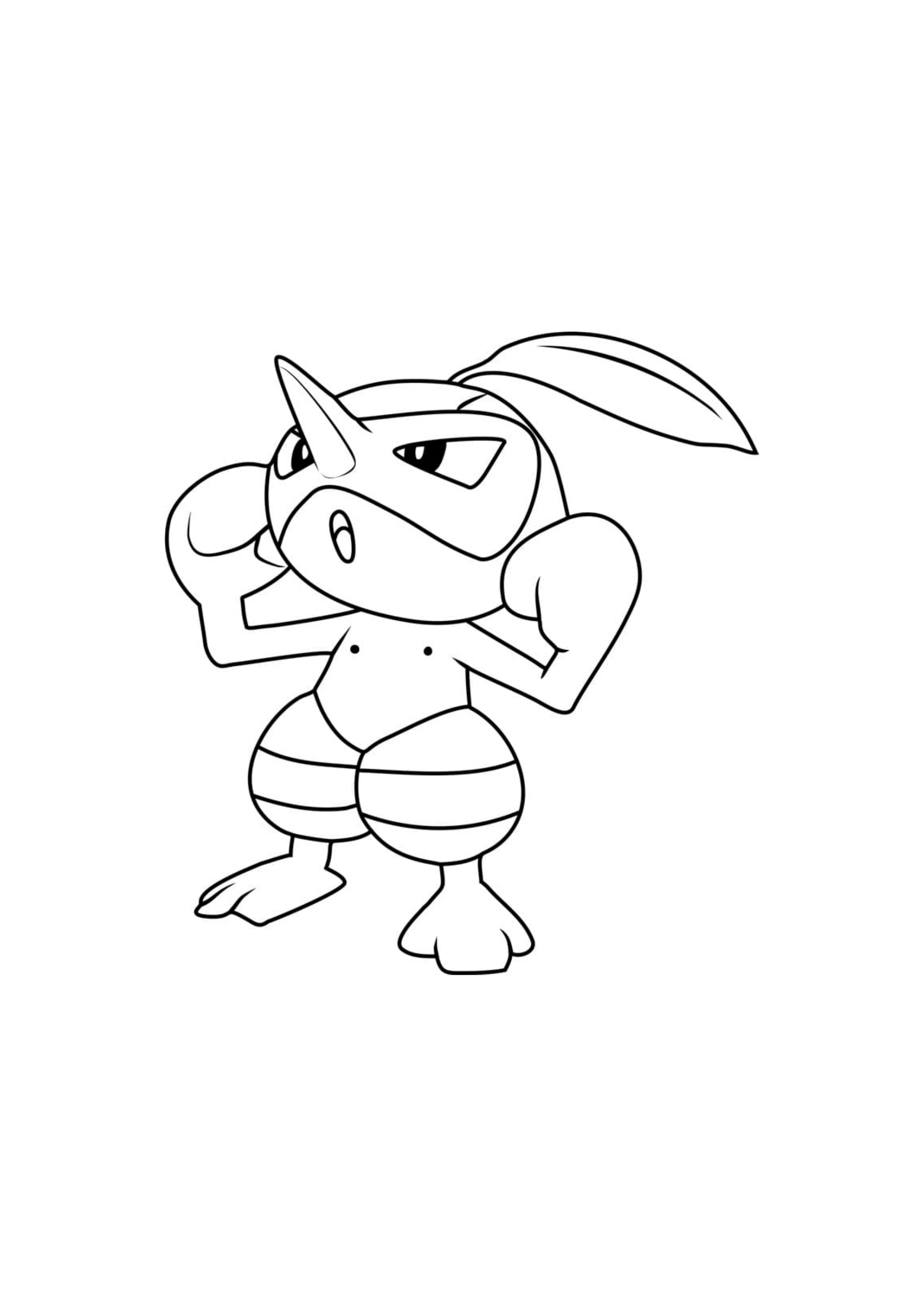 Nuzleaf coloring page (A4) to print