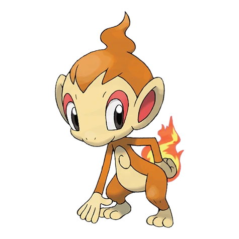 Chimchar coloring page