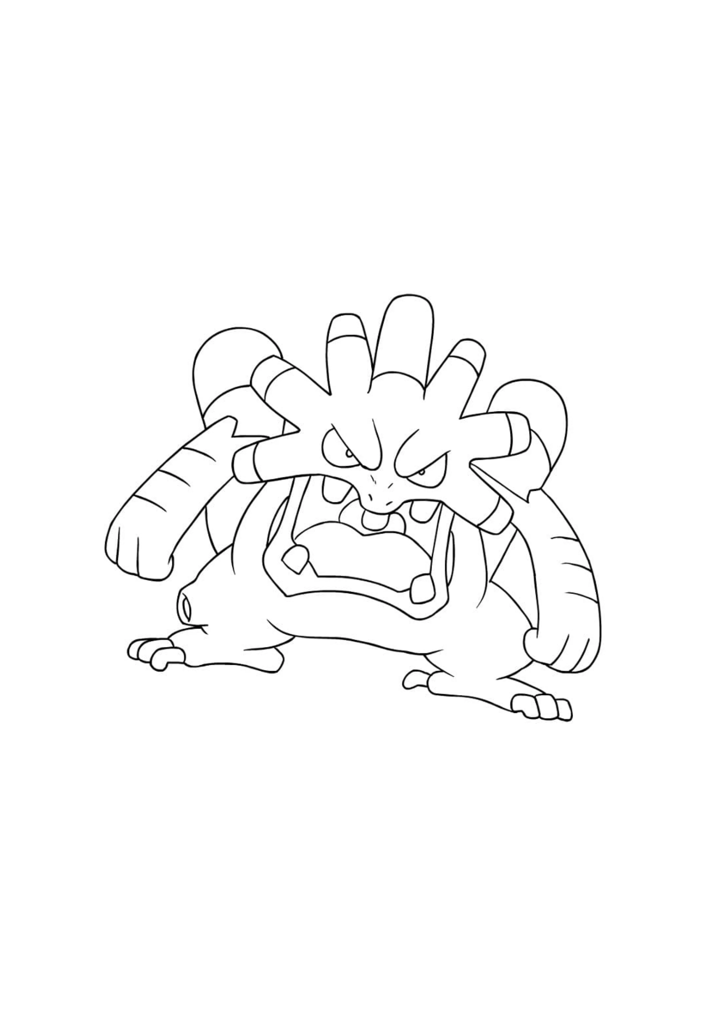 Exploud coloring page (A4) to print