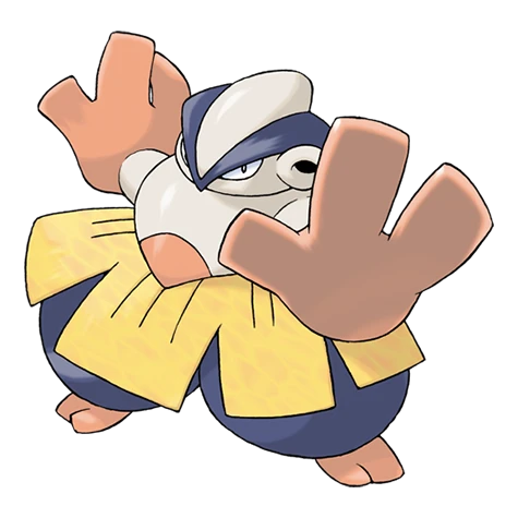 Hariyama coloring page