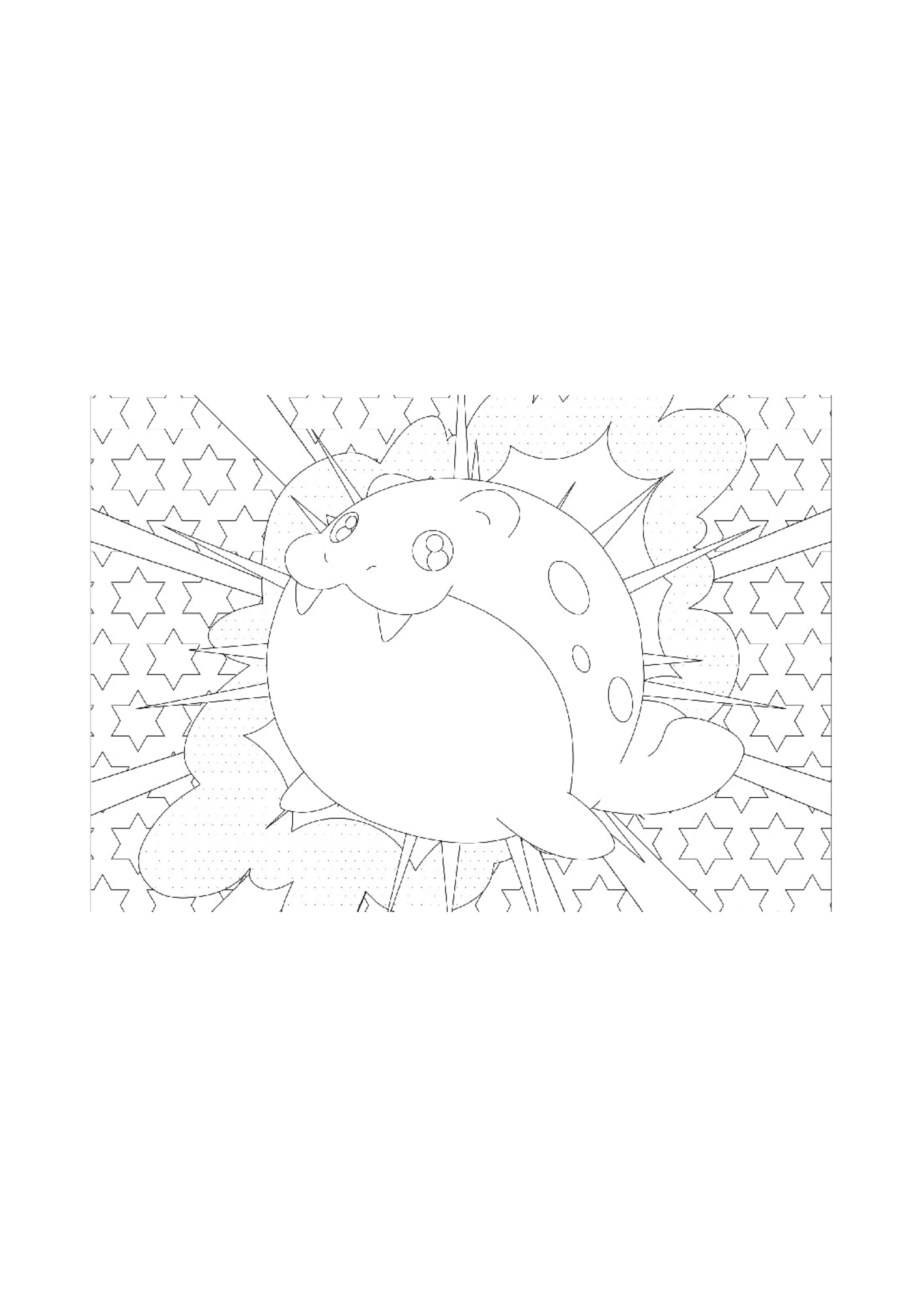 Coloriage Obalie (A4) à imprimer