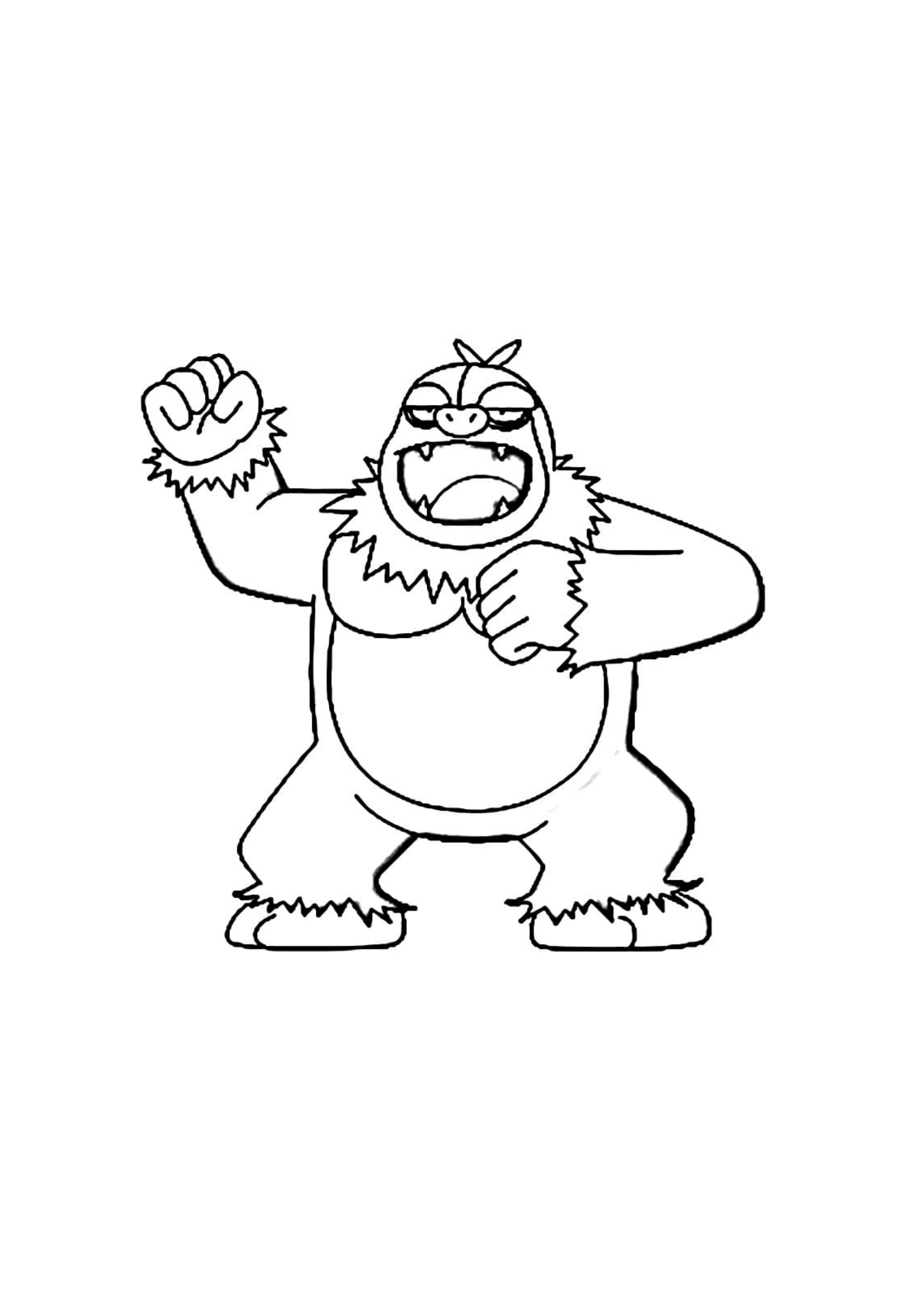 Slaking coloring page (A4) to print