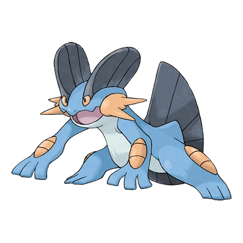 Swampert coloring page