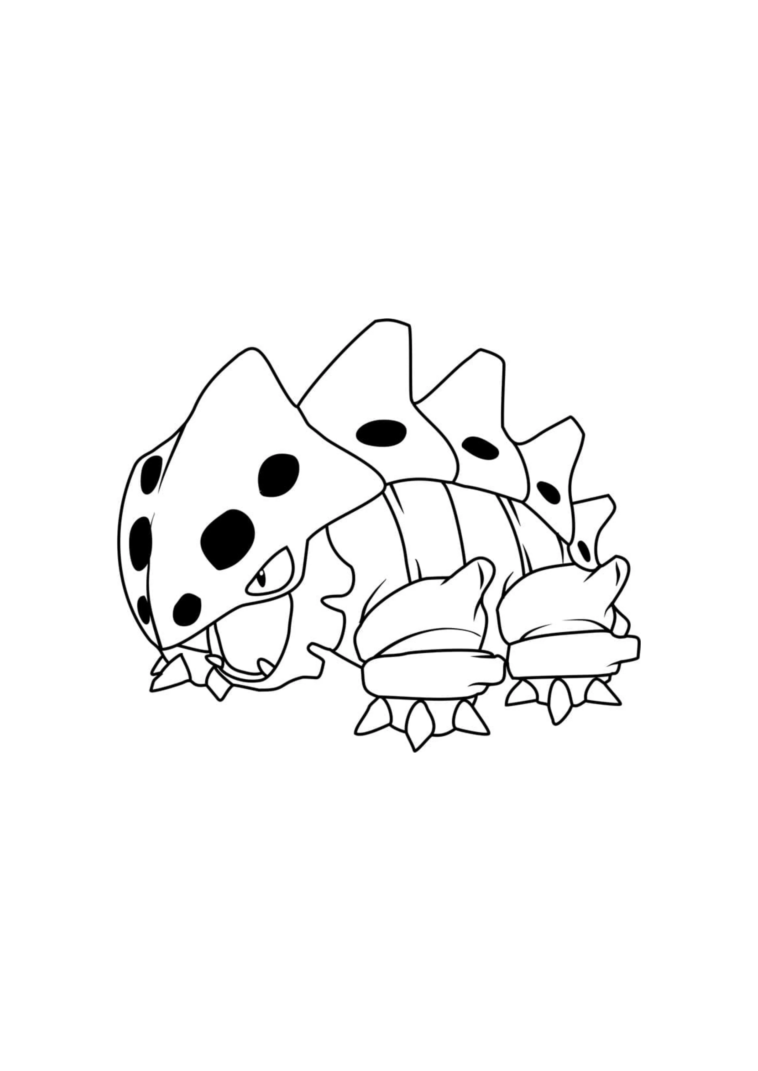 Página para colorear Lairon (A4) para imprimir