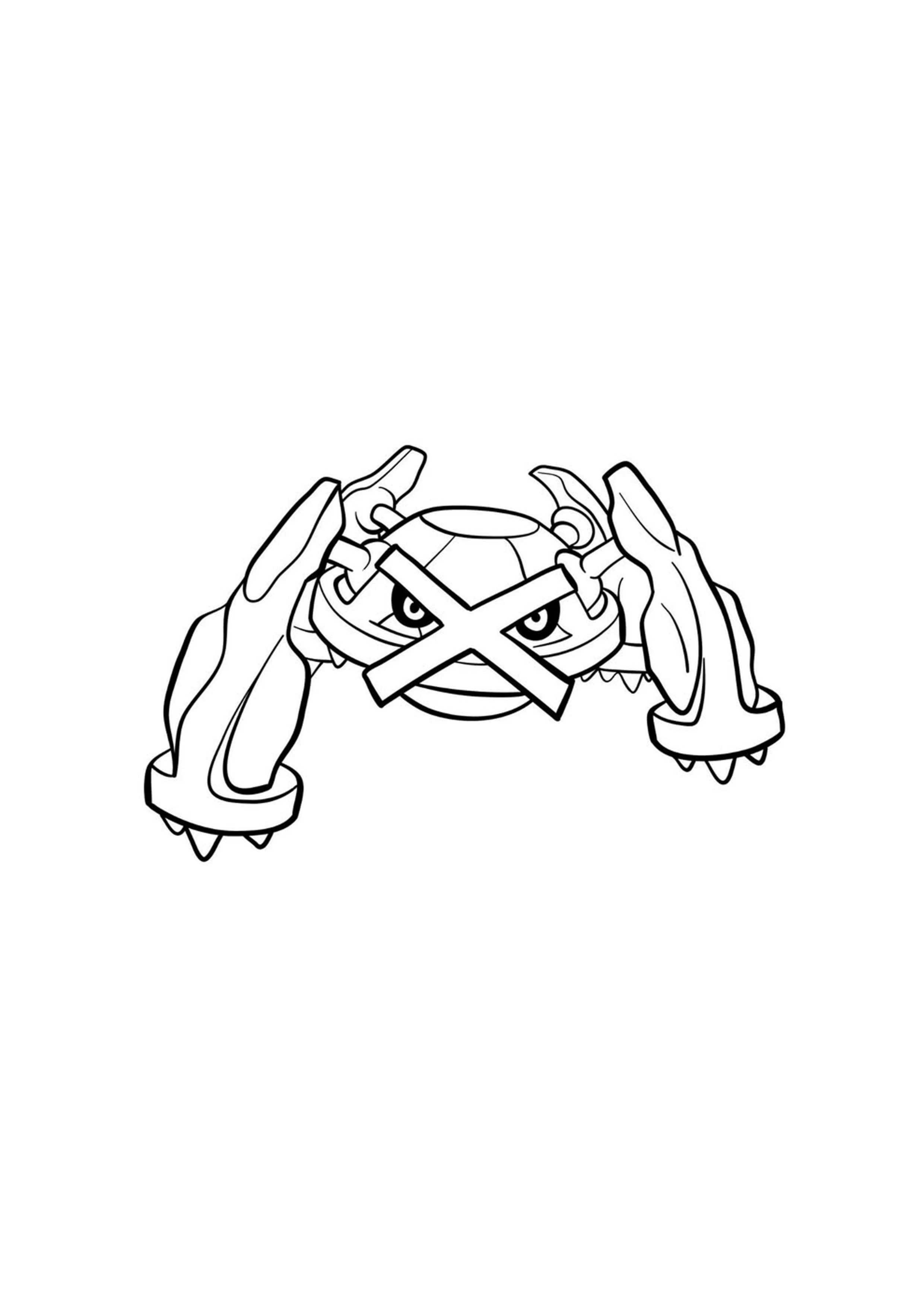 Coloriage Métalosse (A4) à imprimer