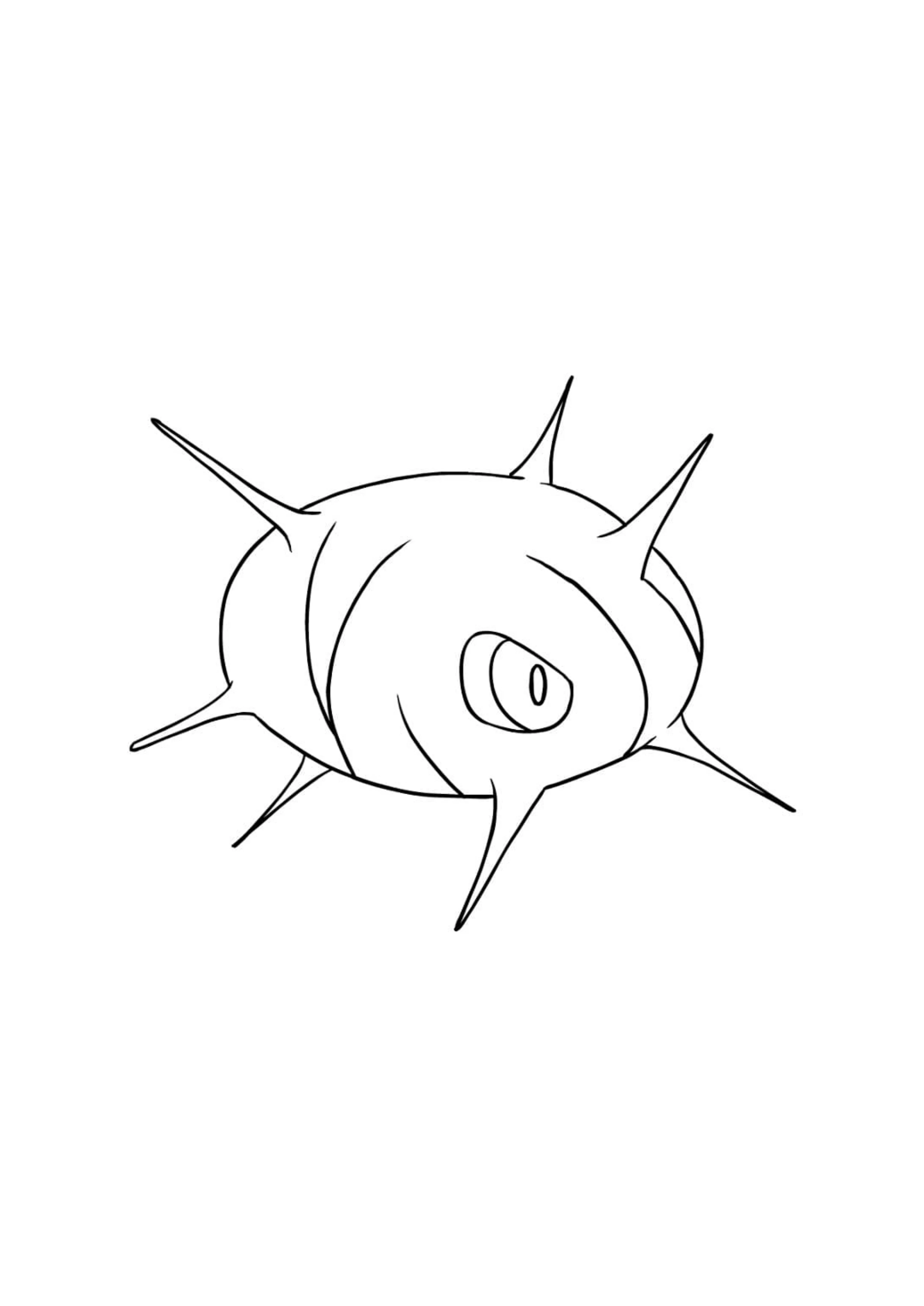 Página para colorear Silcoon (A4) para imprimir