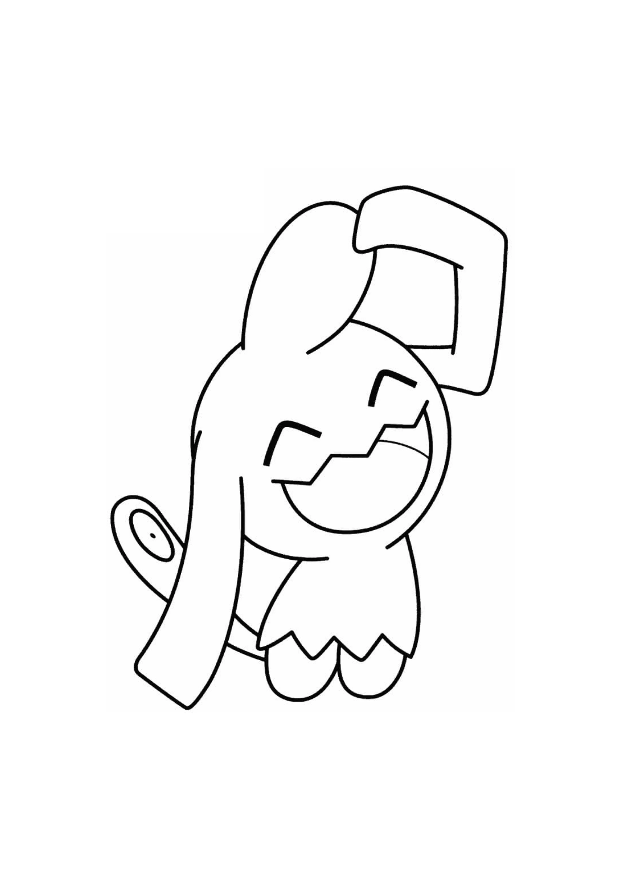 Coloriage Okéoké (A4) à imprimer