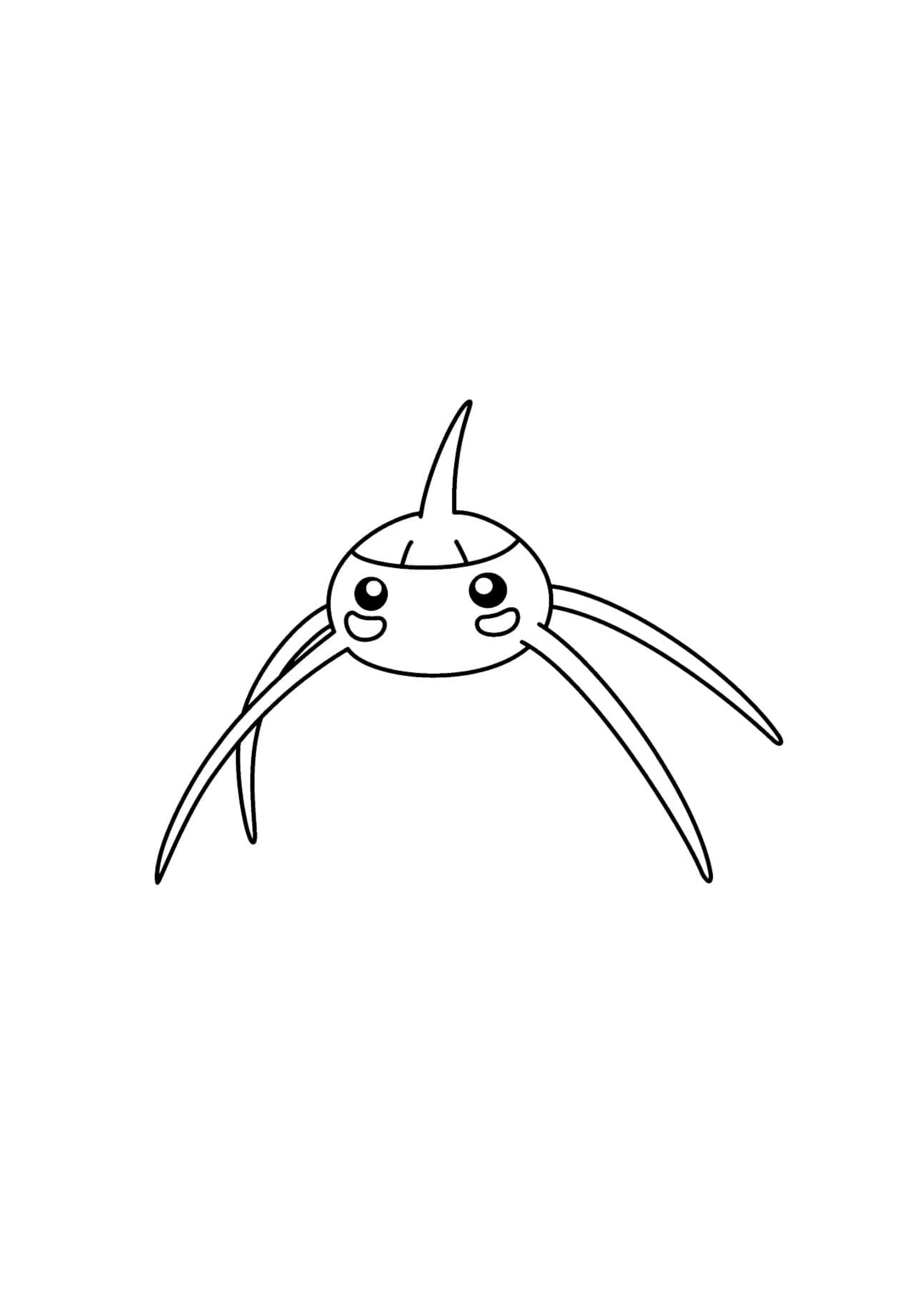 Surskit coloring page (A4) to print