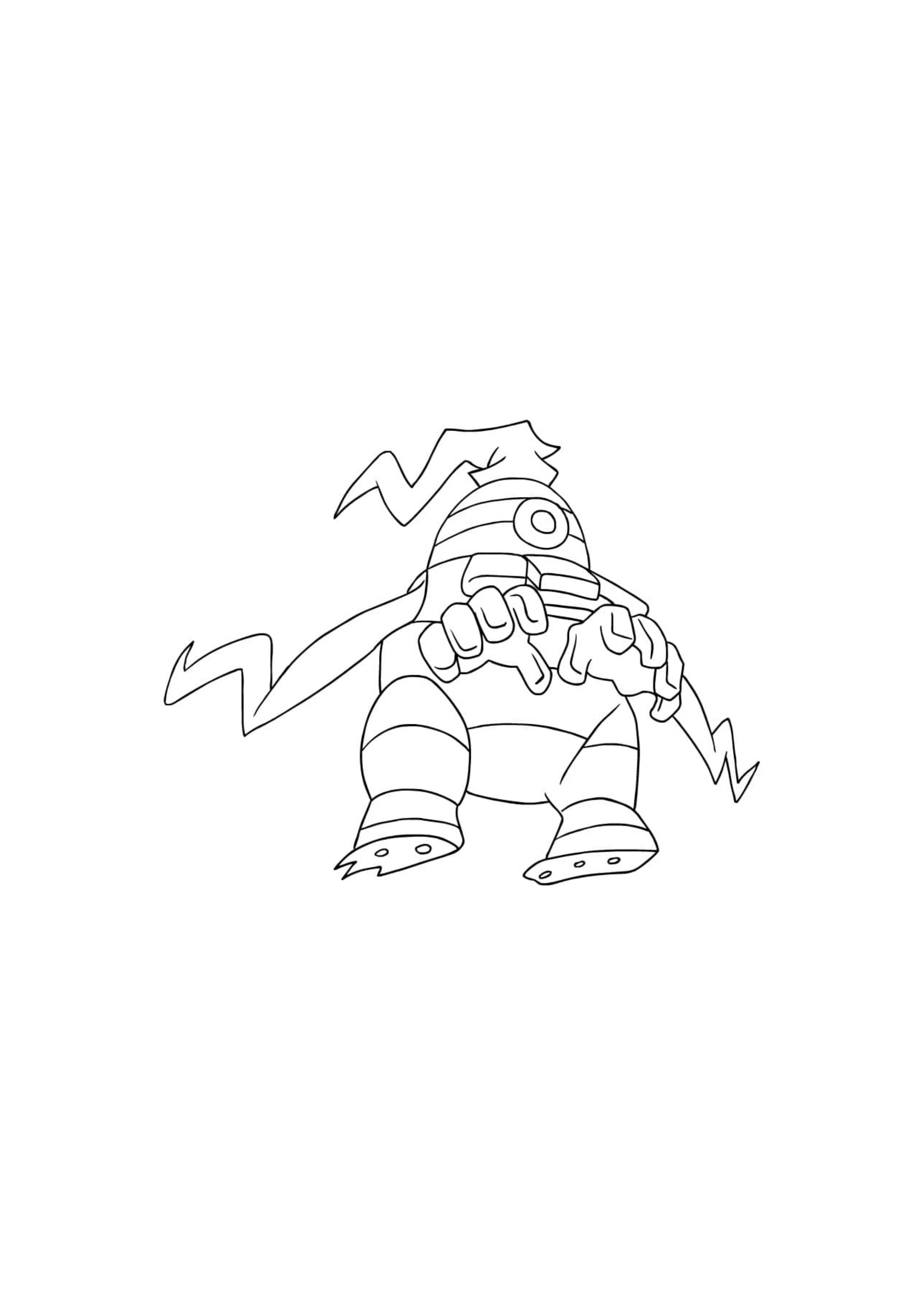 Coloriage Téraclope (A4) à imprimer