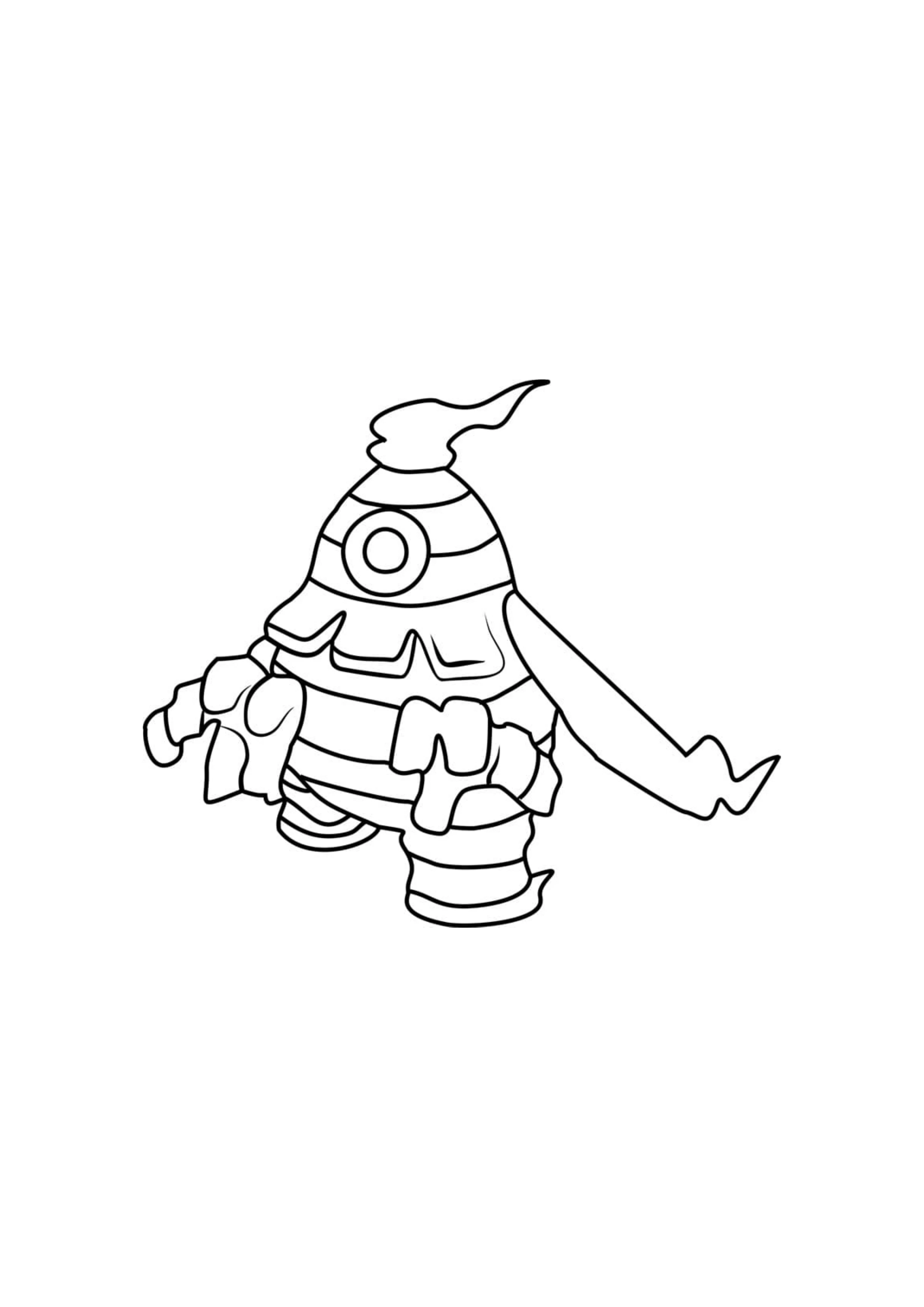 Coloriage Téraclope (A4) à imprimer