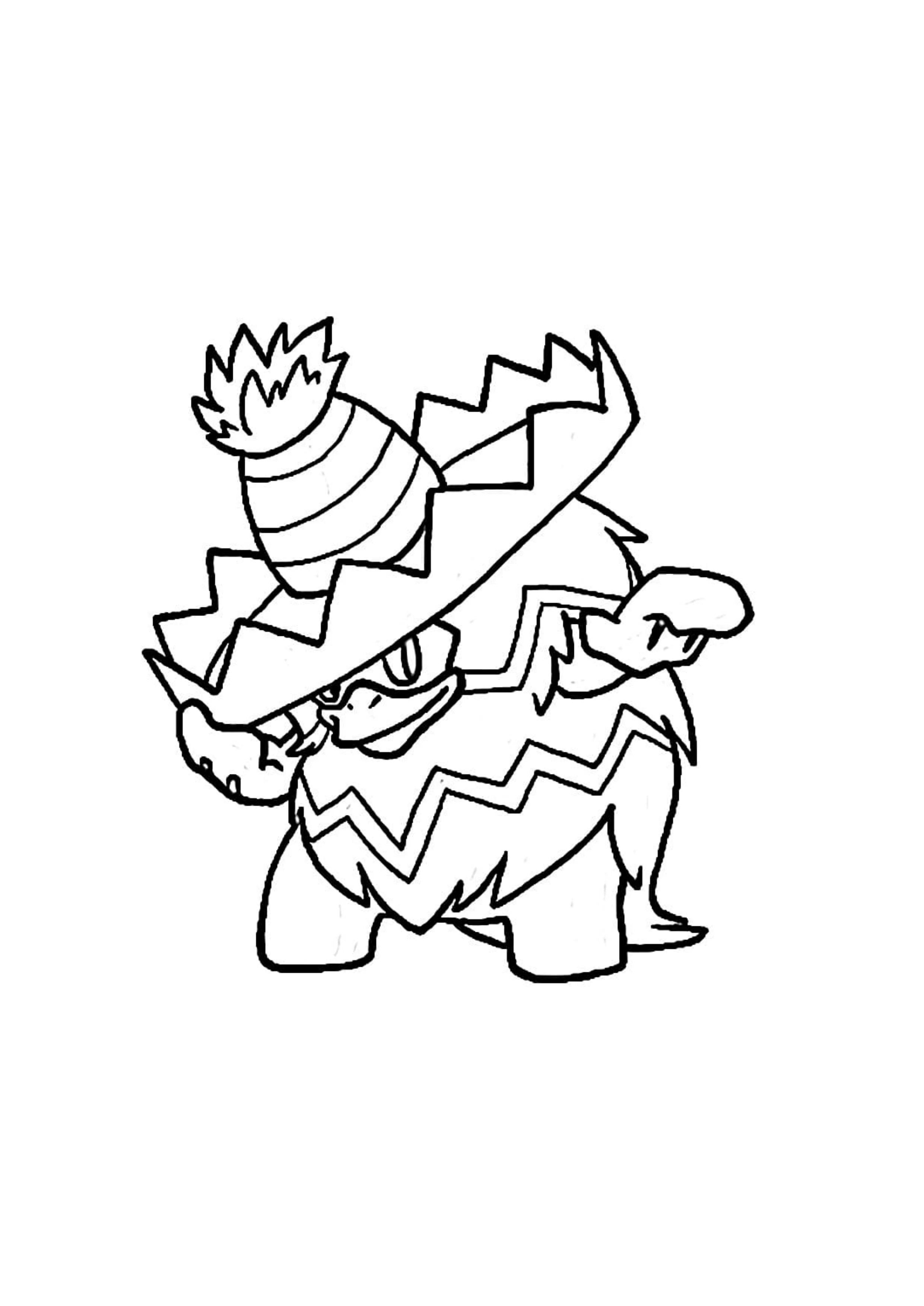 Ludicolo coloring page (A4) to print