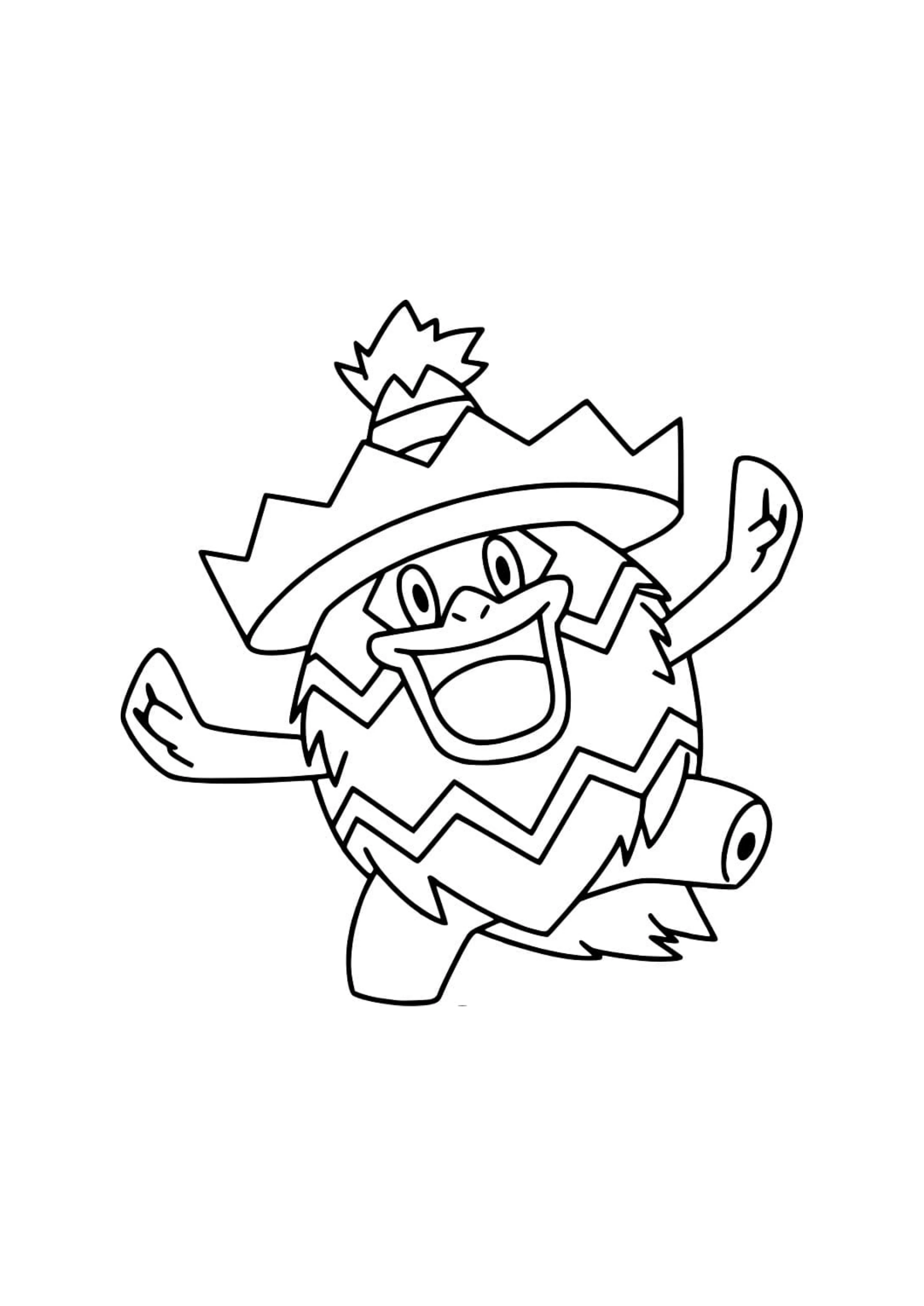Ludicolo coloring page (A4) to print