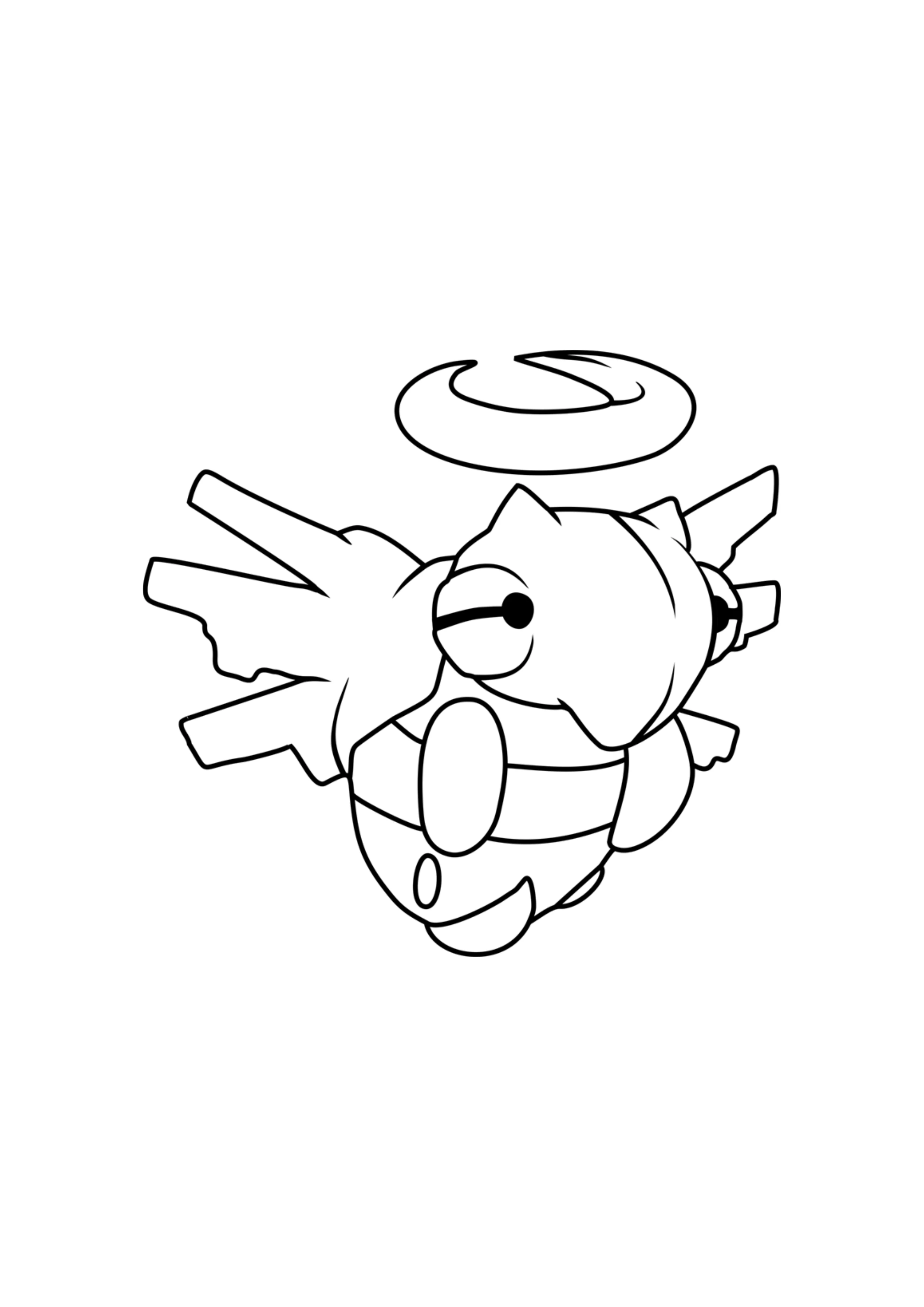 Coloriage Munja (A4) à imprimer