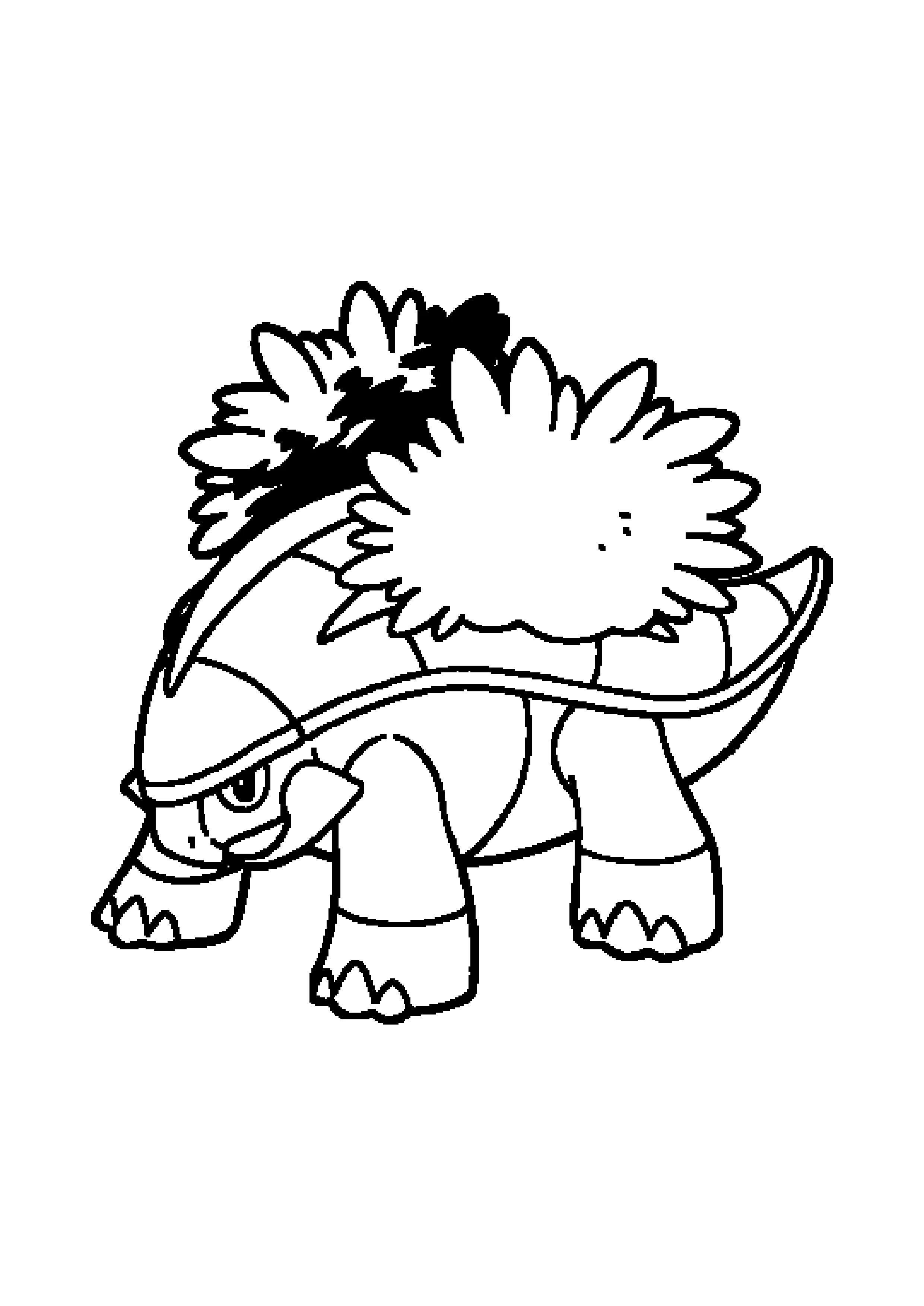 Grotle coloring page (A4) to print