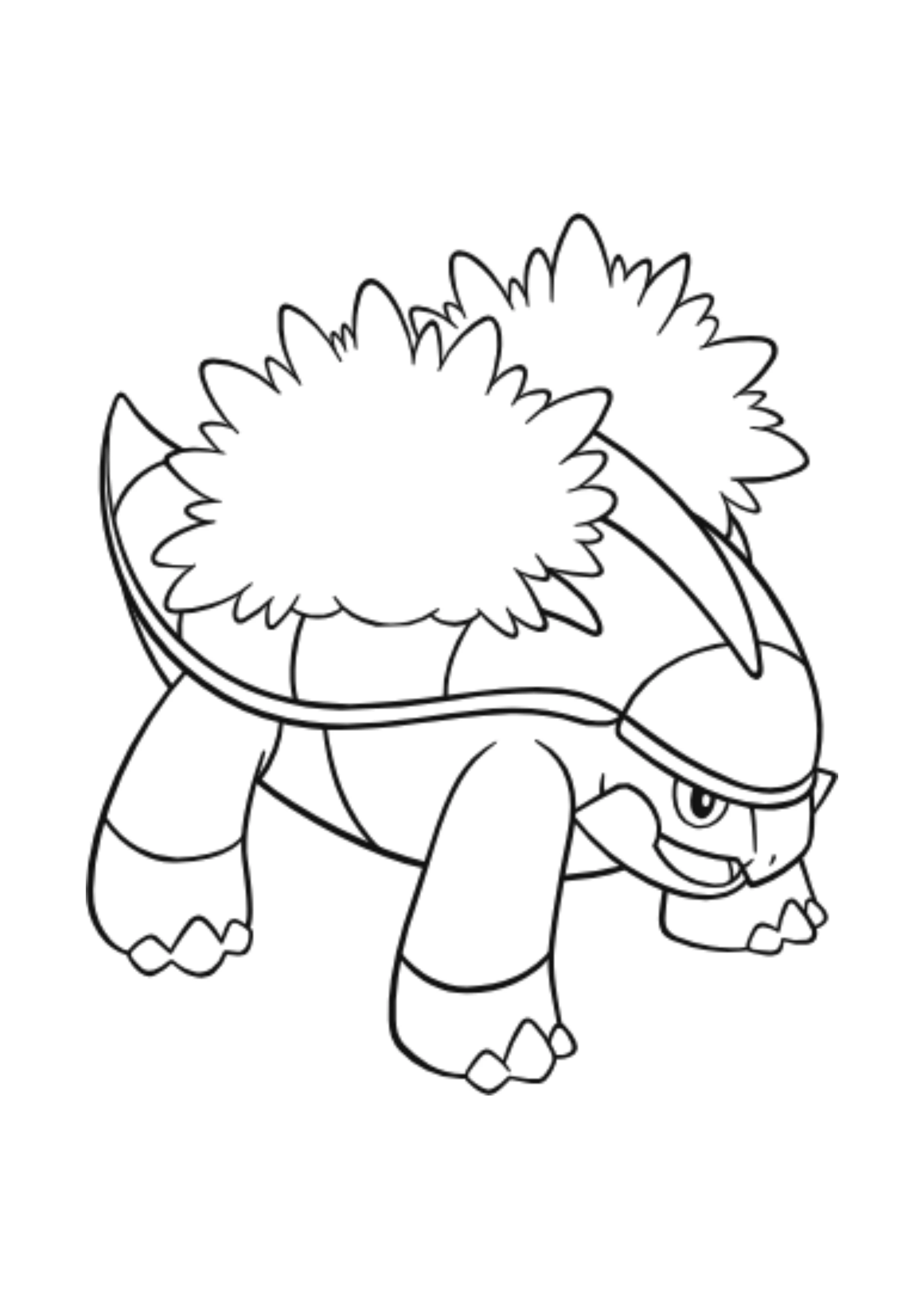 Grotle coloring page (A4) to print