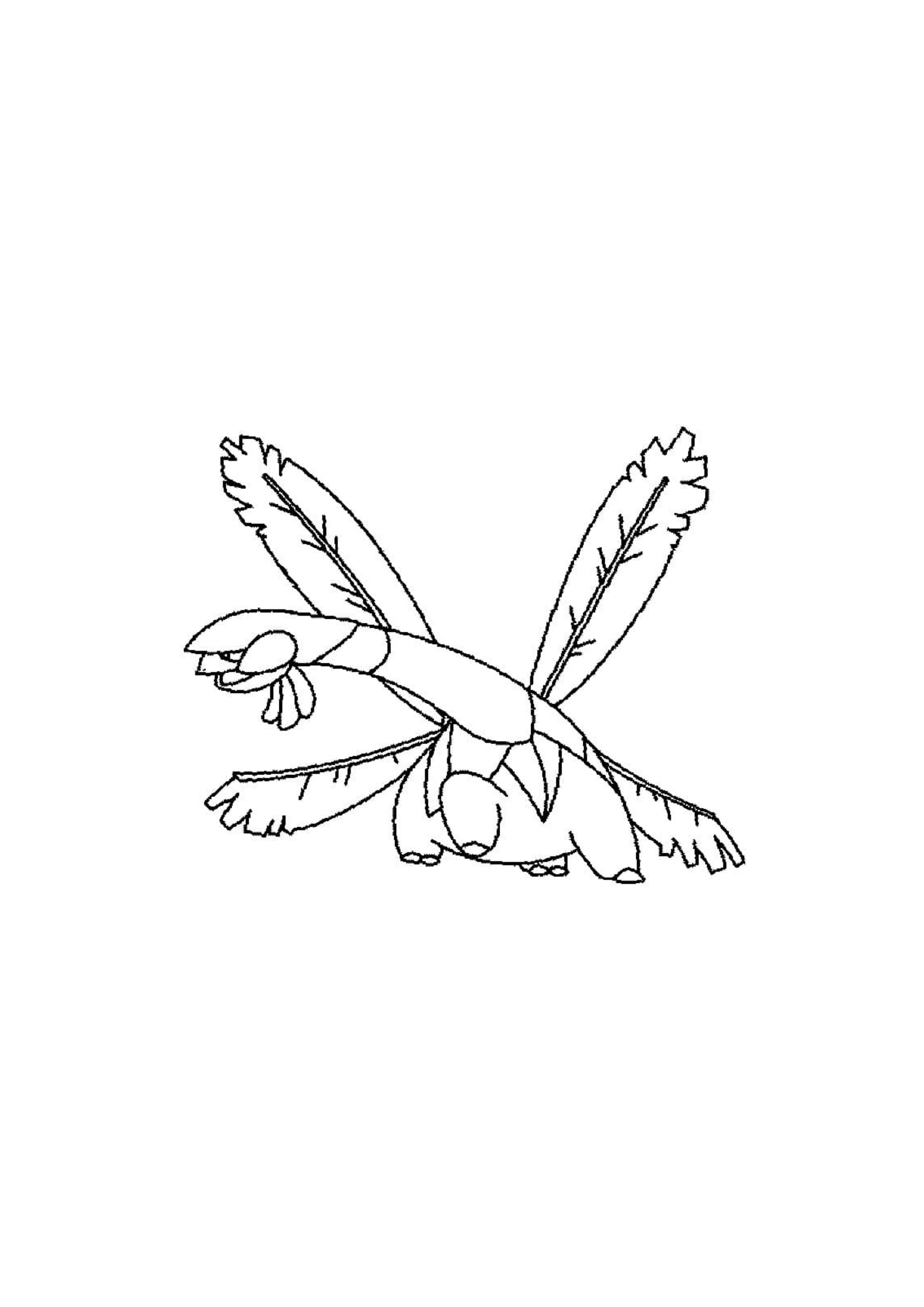 Coloriage Tropius (A4) à imprimer