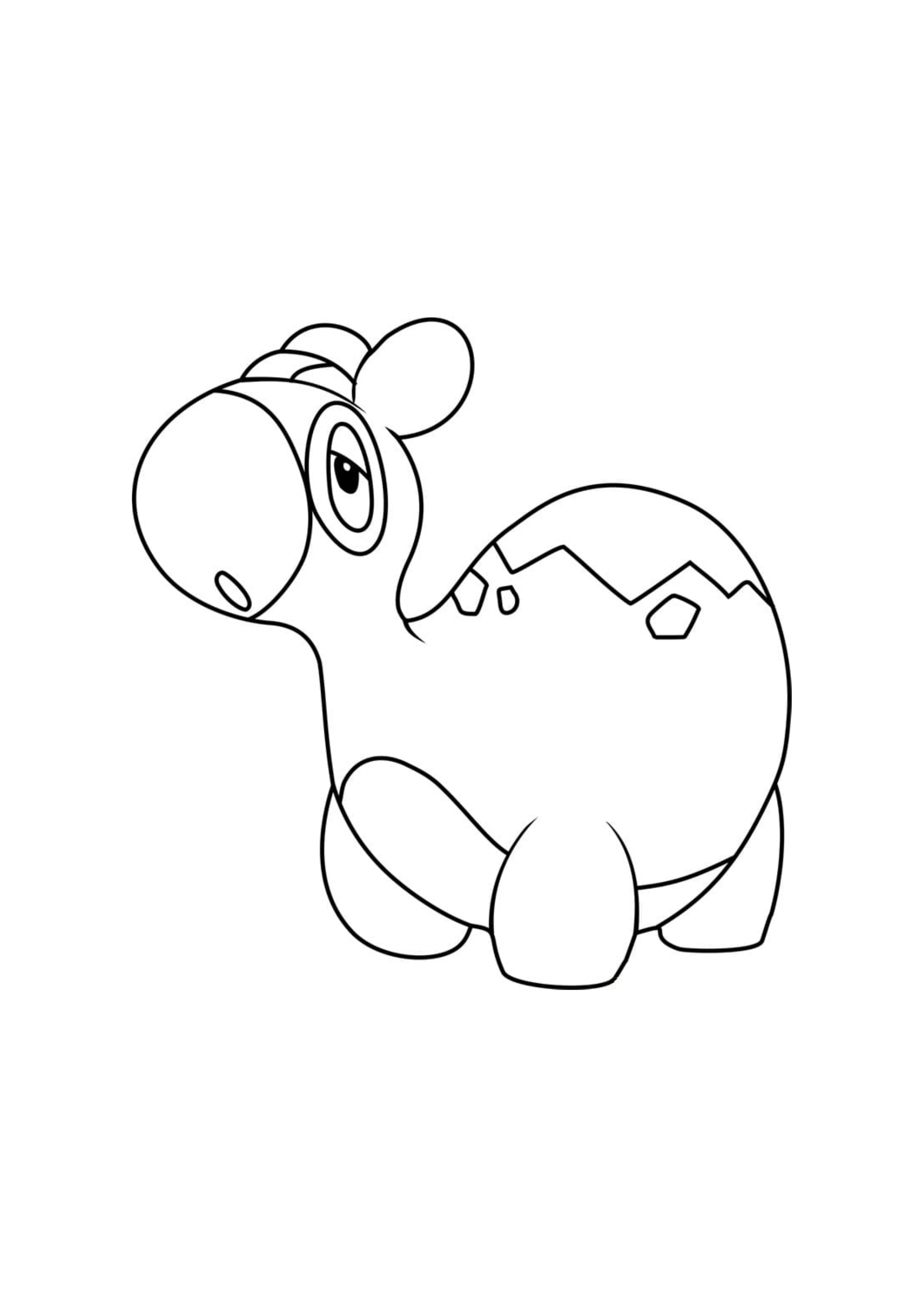 Numel coloring page (A4) to print