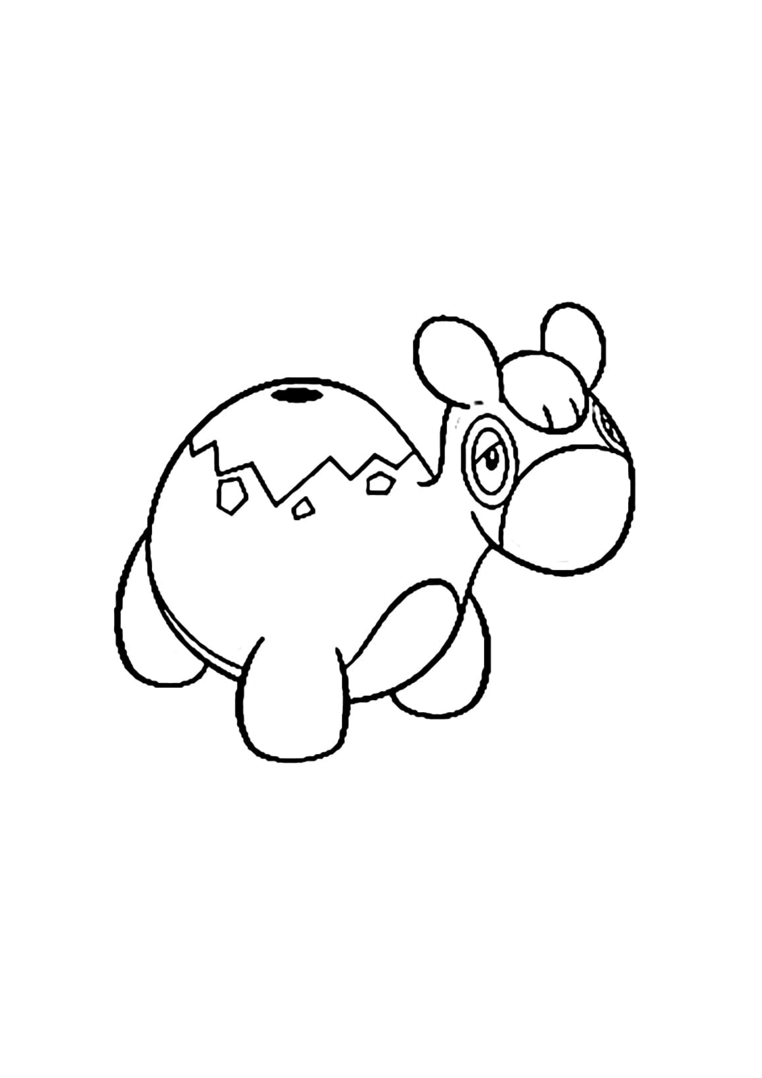 Numel coloring page (A4) to print