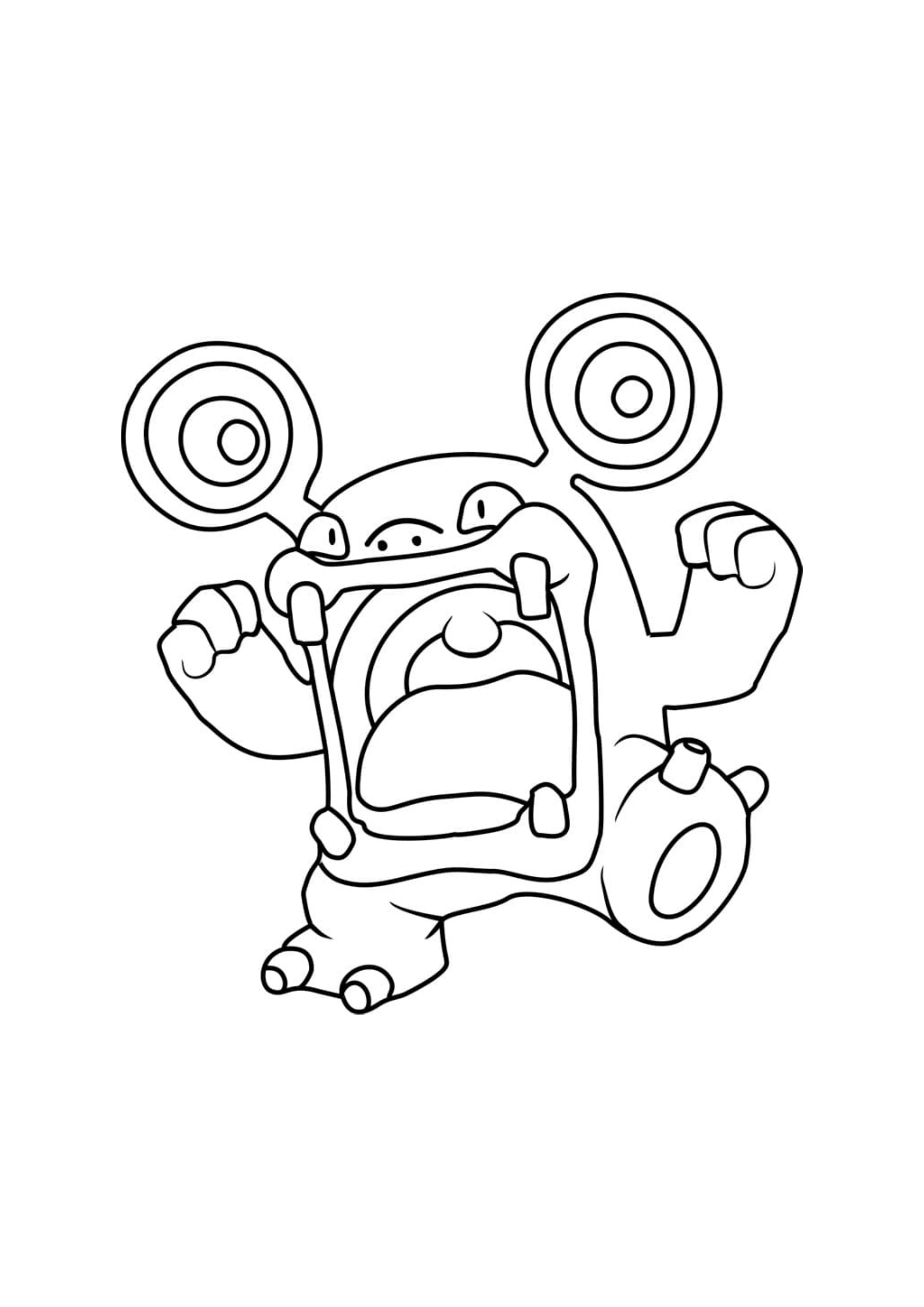 Loudred coloring page (A4) to print
