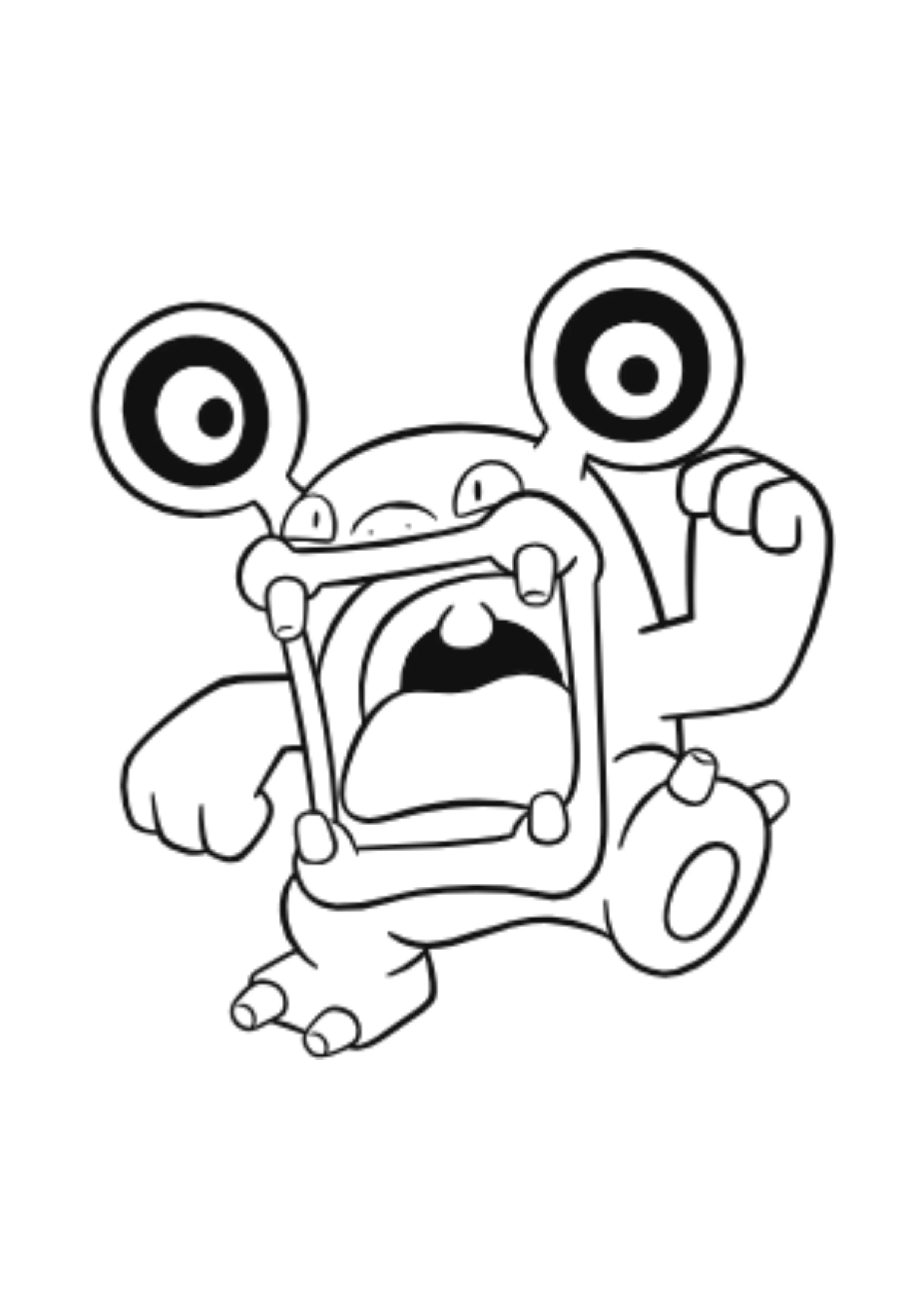 Loudred coloring page (A4) to print