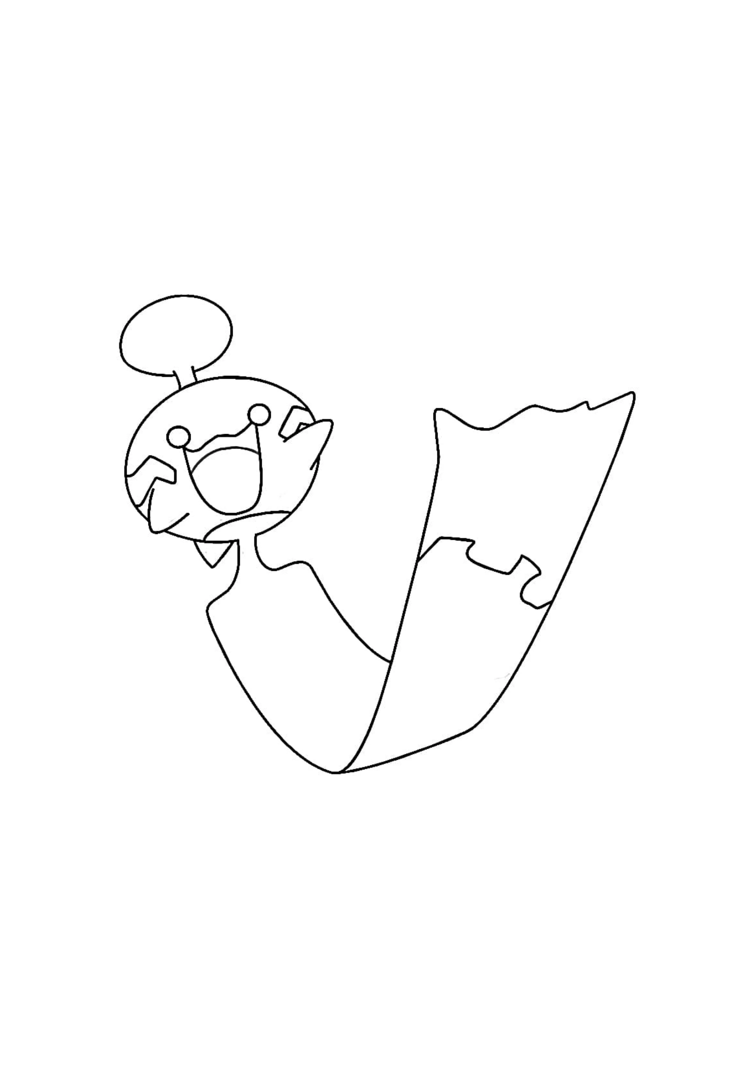 Coloriage Éoko (A4) à imprimer