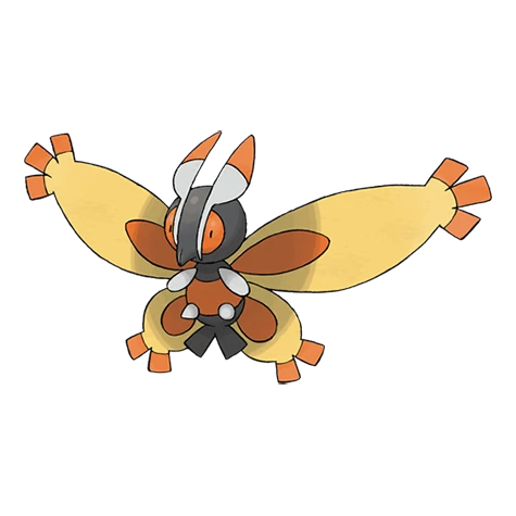 Mothim coloring page