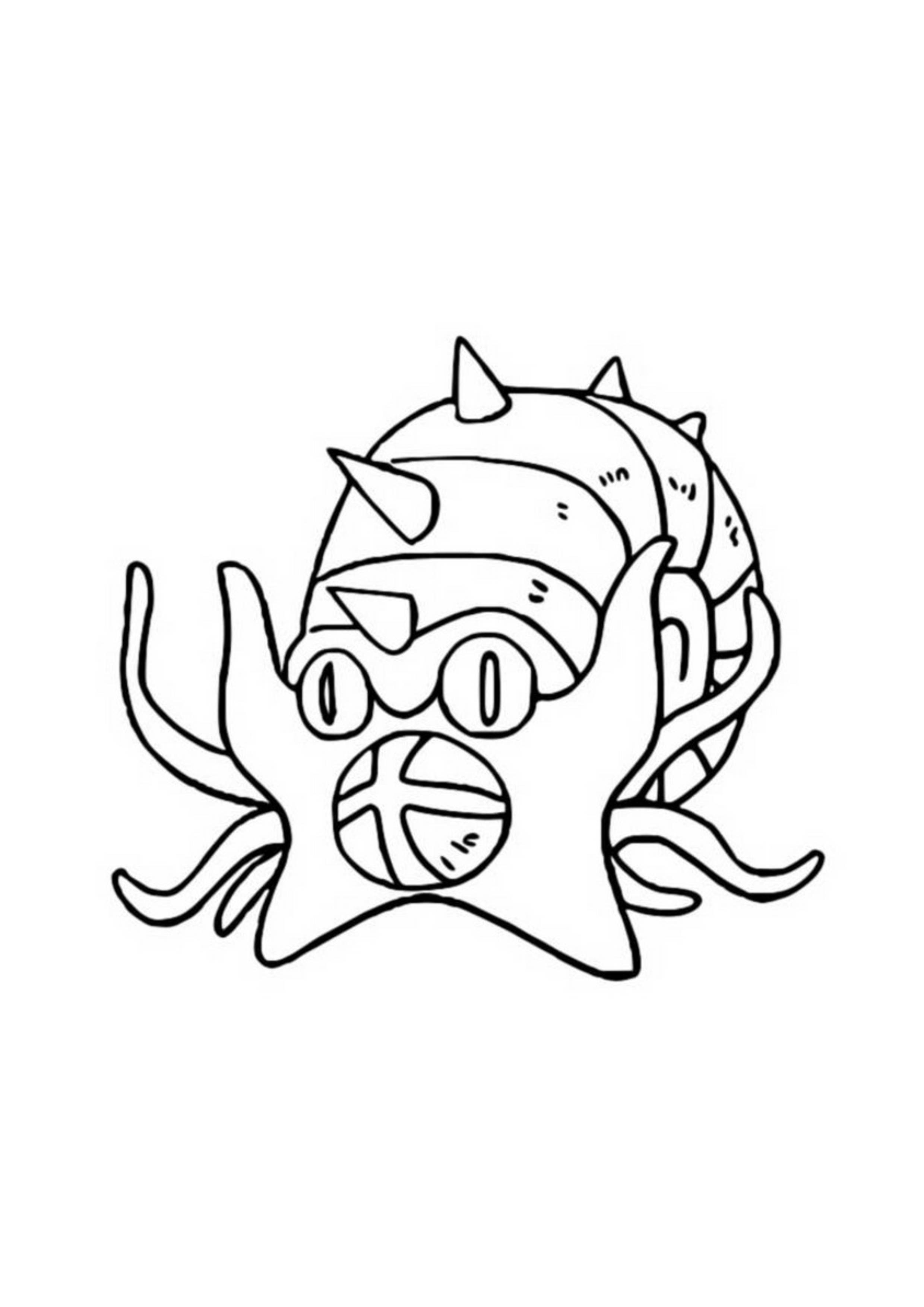 Coloriage Amonistar (A4) à imprimer