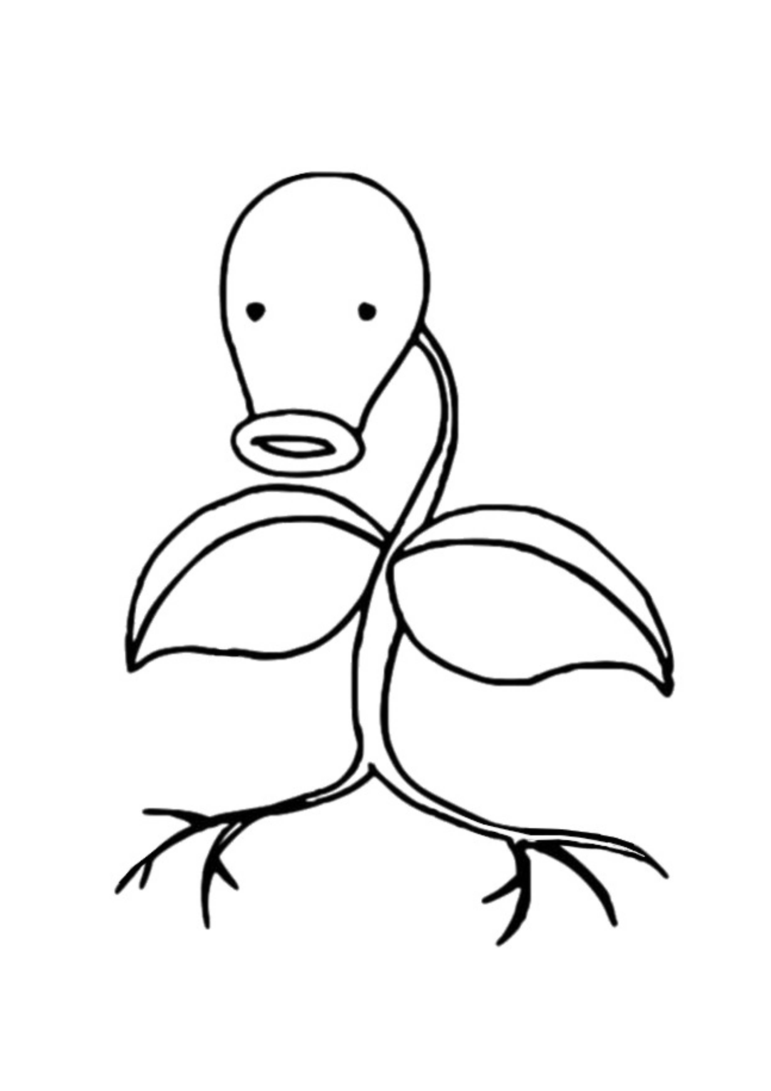 Coloriage Chétiflor (A4) à imprimer