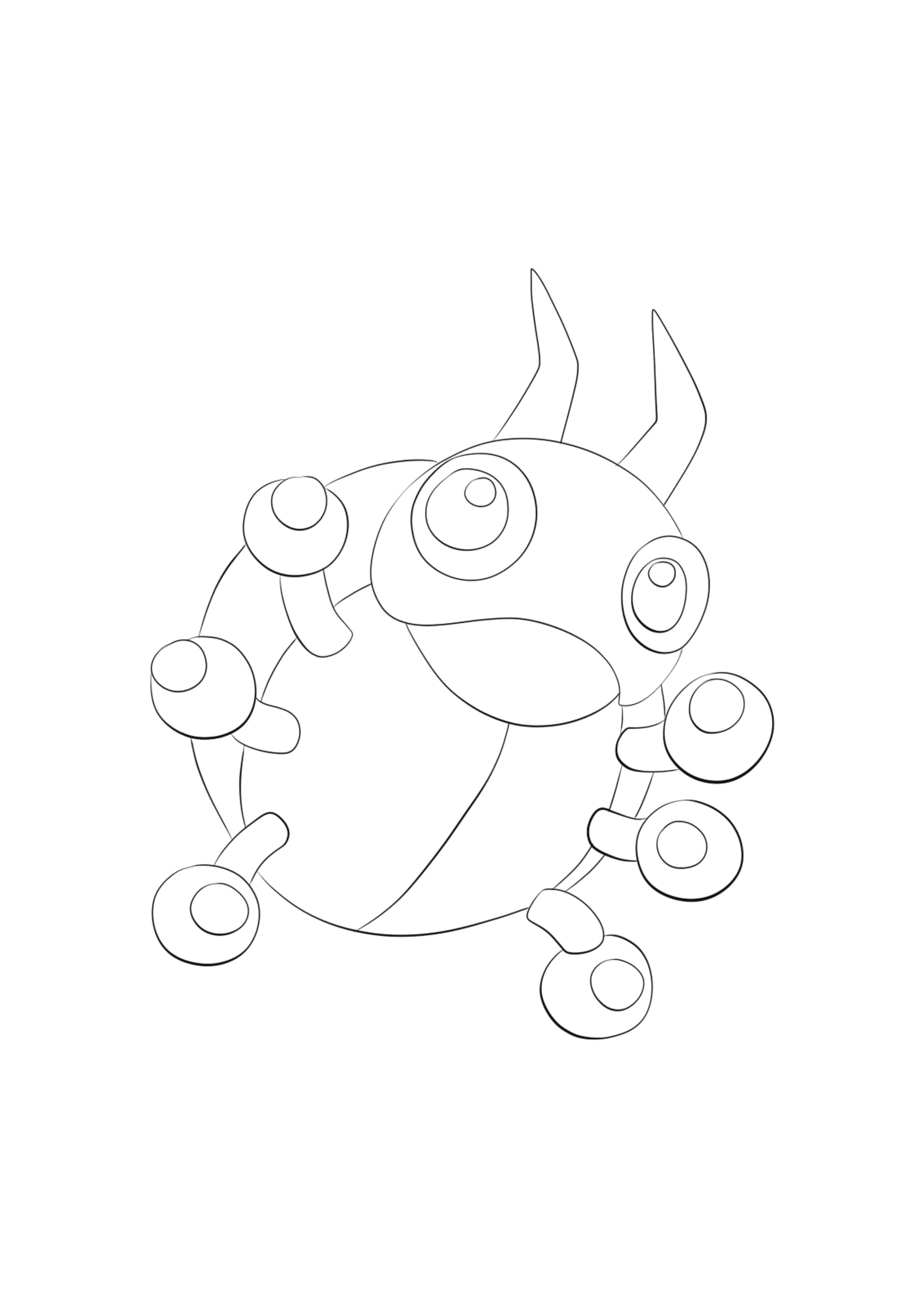 Coloriage Coxy (A4) à imprimer