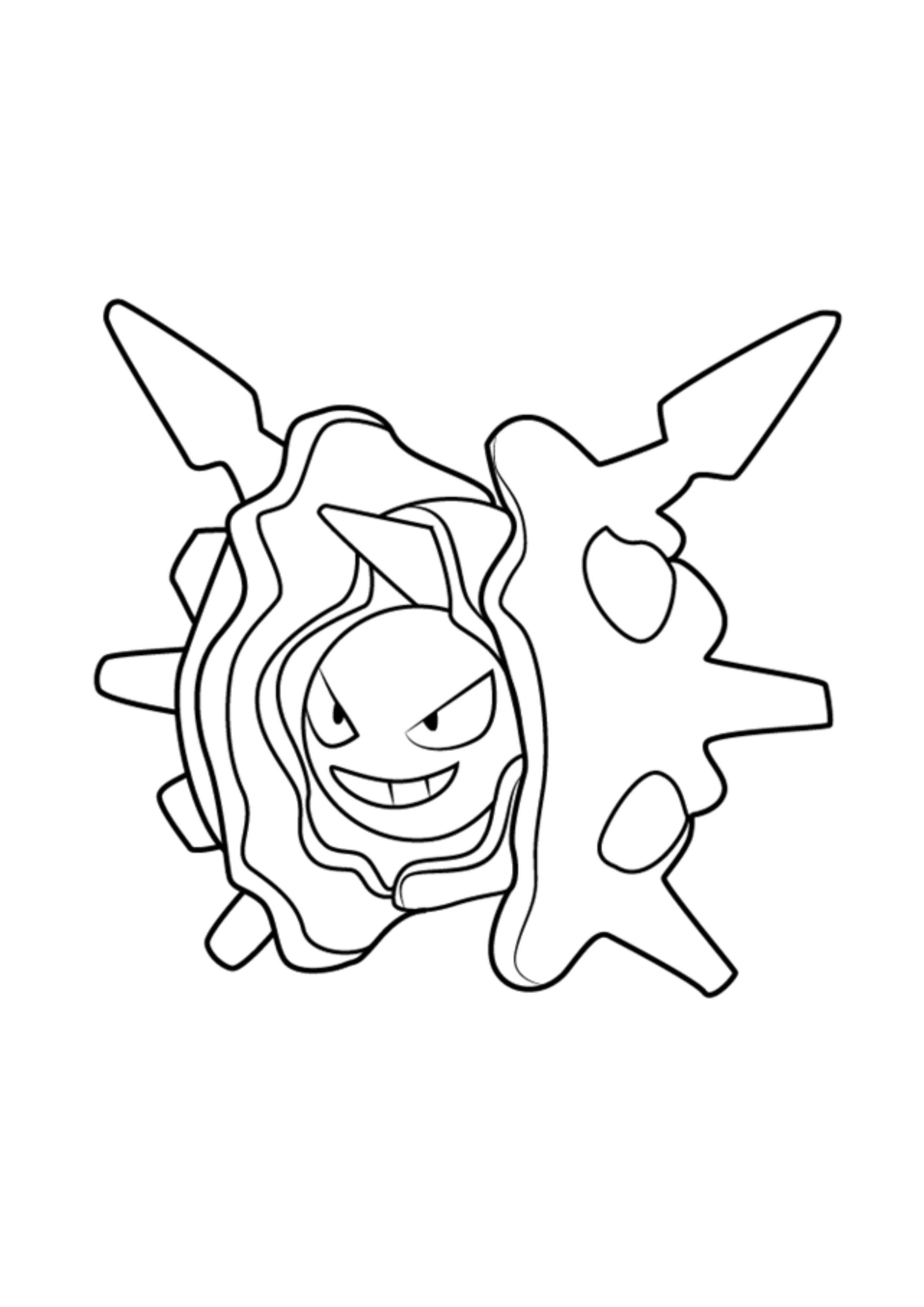 Coloriage Crustabri (A4) à imprimer